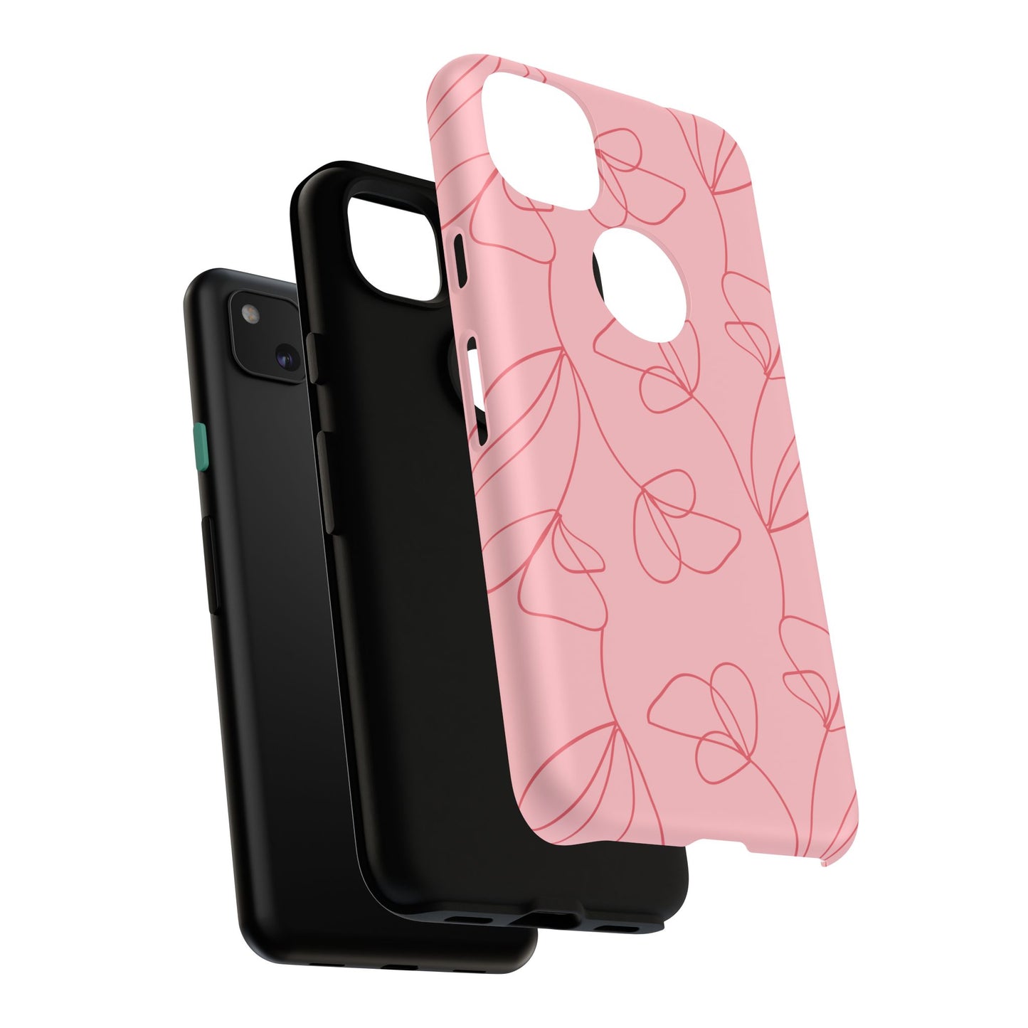 Tough Cases: Elegant Floral Phone Case - Durable Protection with Stylish Design