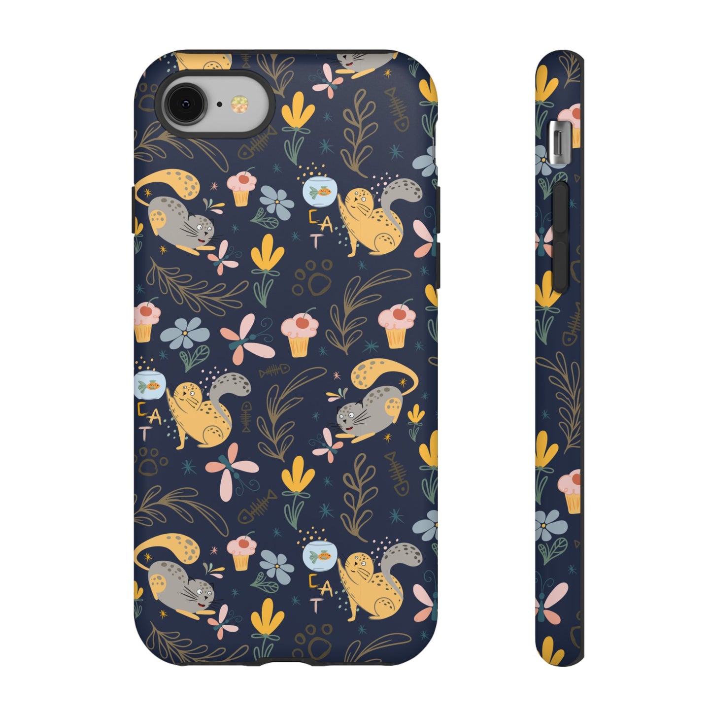 Cat-Themed Tough Phone Case - Tough Case For Stylish Protection