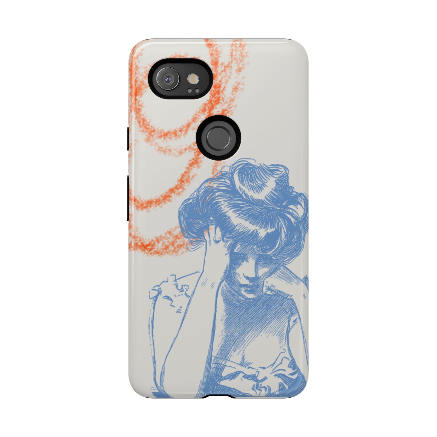 Artistic Phone Case with Stress Relief Design