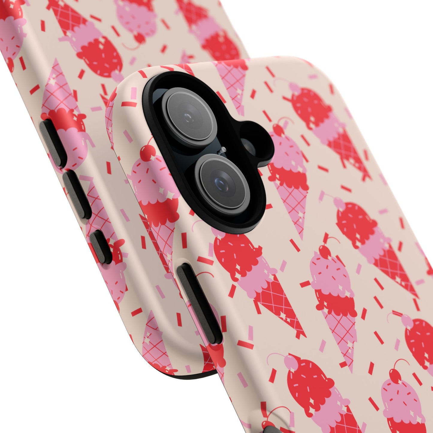 Ice Cream Phone Case - Cute Tough Cases for Ice Cream Lovers, Fun Summer Accessory, Birthday Gift, Colorful iPhone Cover