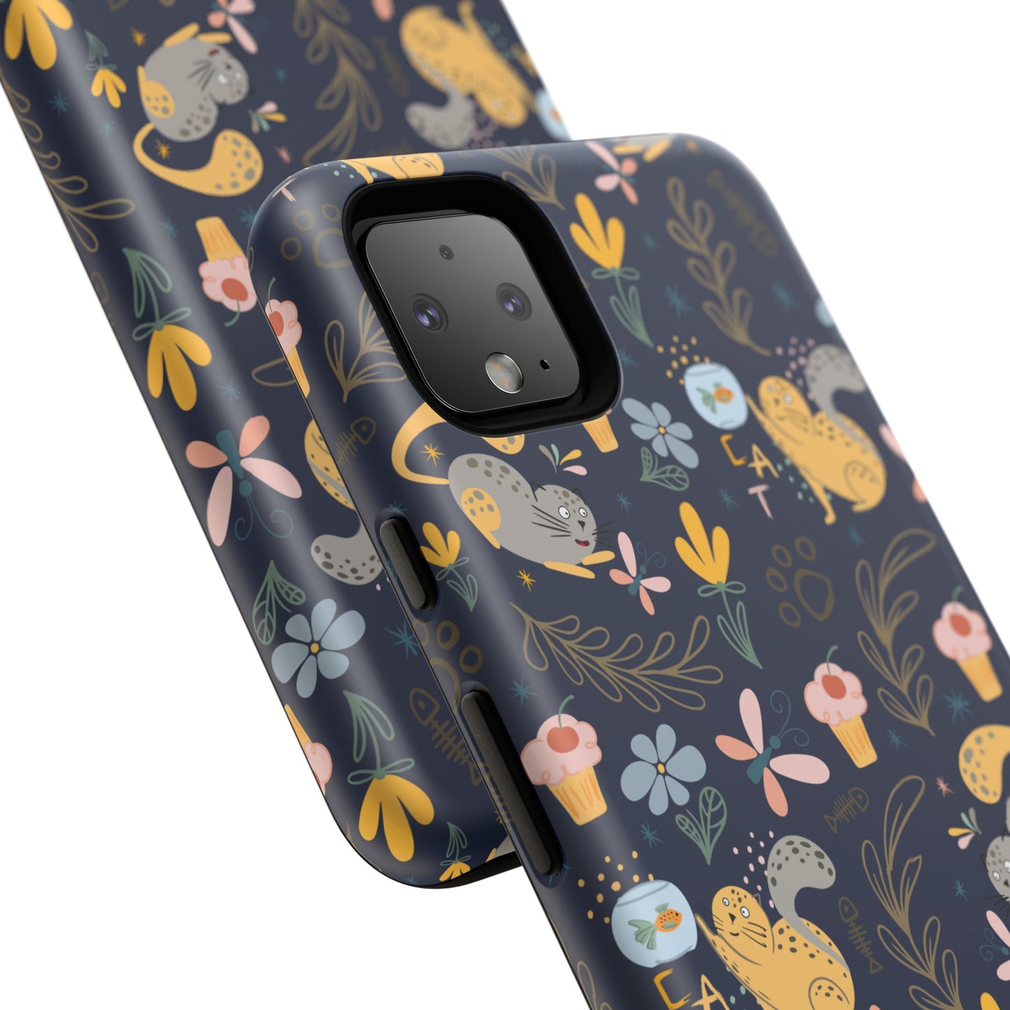 Cat-Themed Tough Phone Case - Tough Case For Stylish Protection