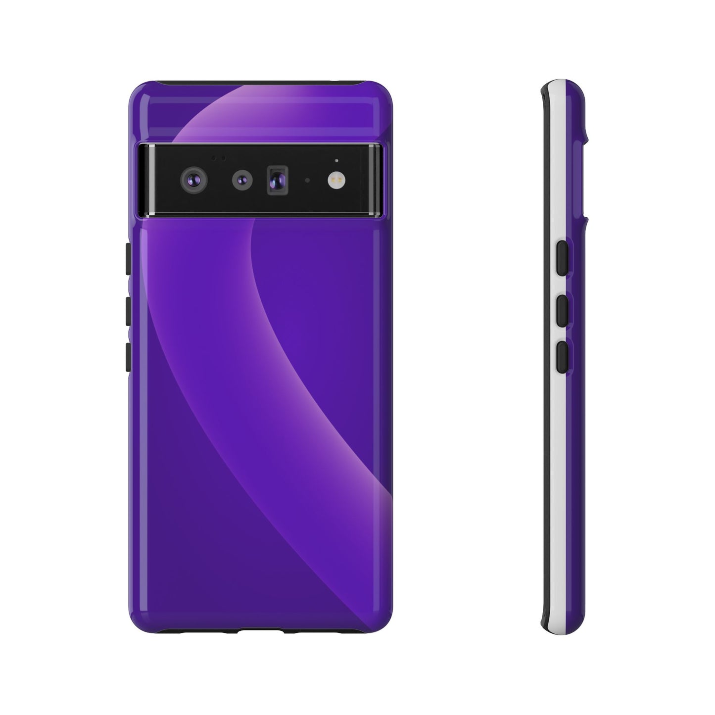 Stylish Tough Phone Case - Modern Purple Design for Ultimate Protection