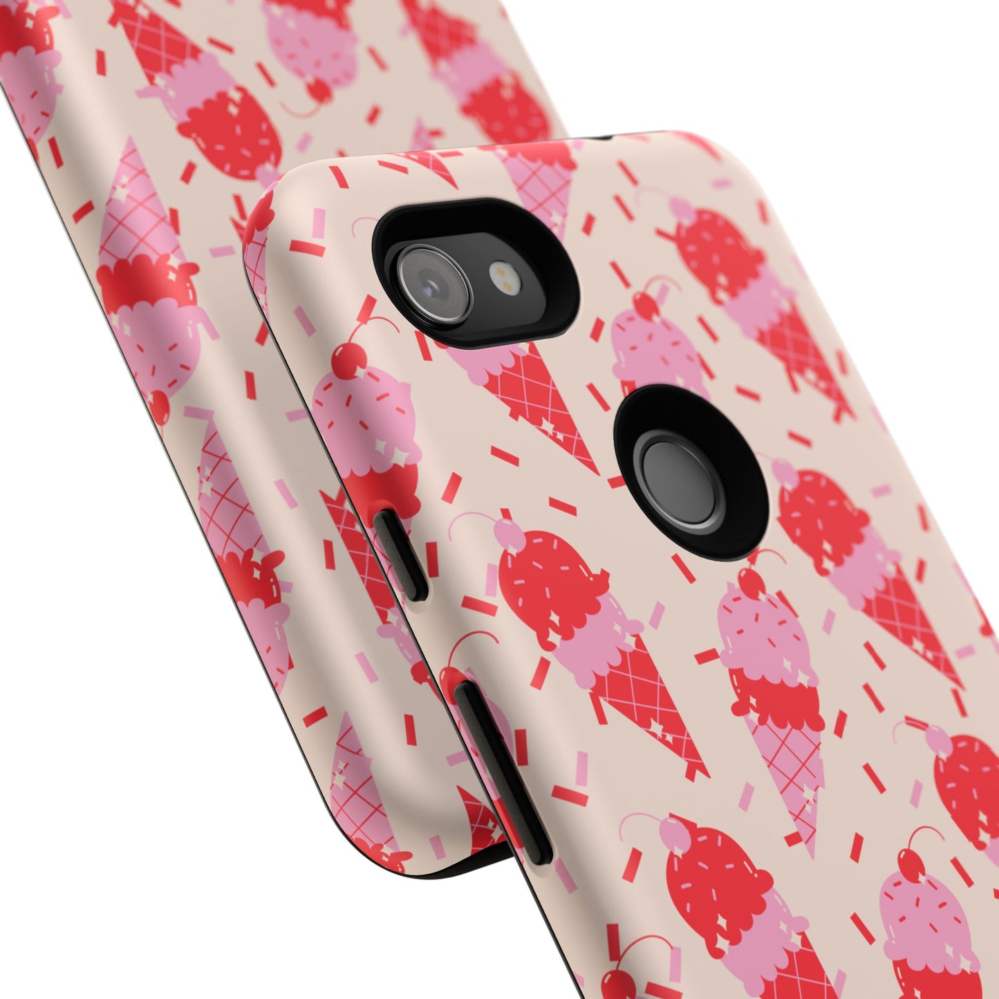 Ice Cream Phone Case - Cute Tough Cases for Ice Cream Lovers, Fun Summer Accessory, Birthday Gift, Colorful iPhone Cover