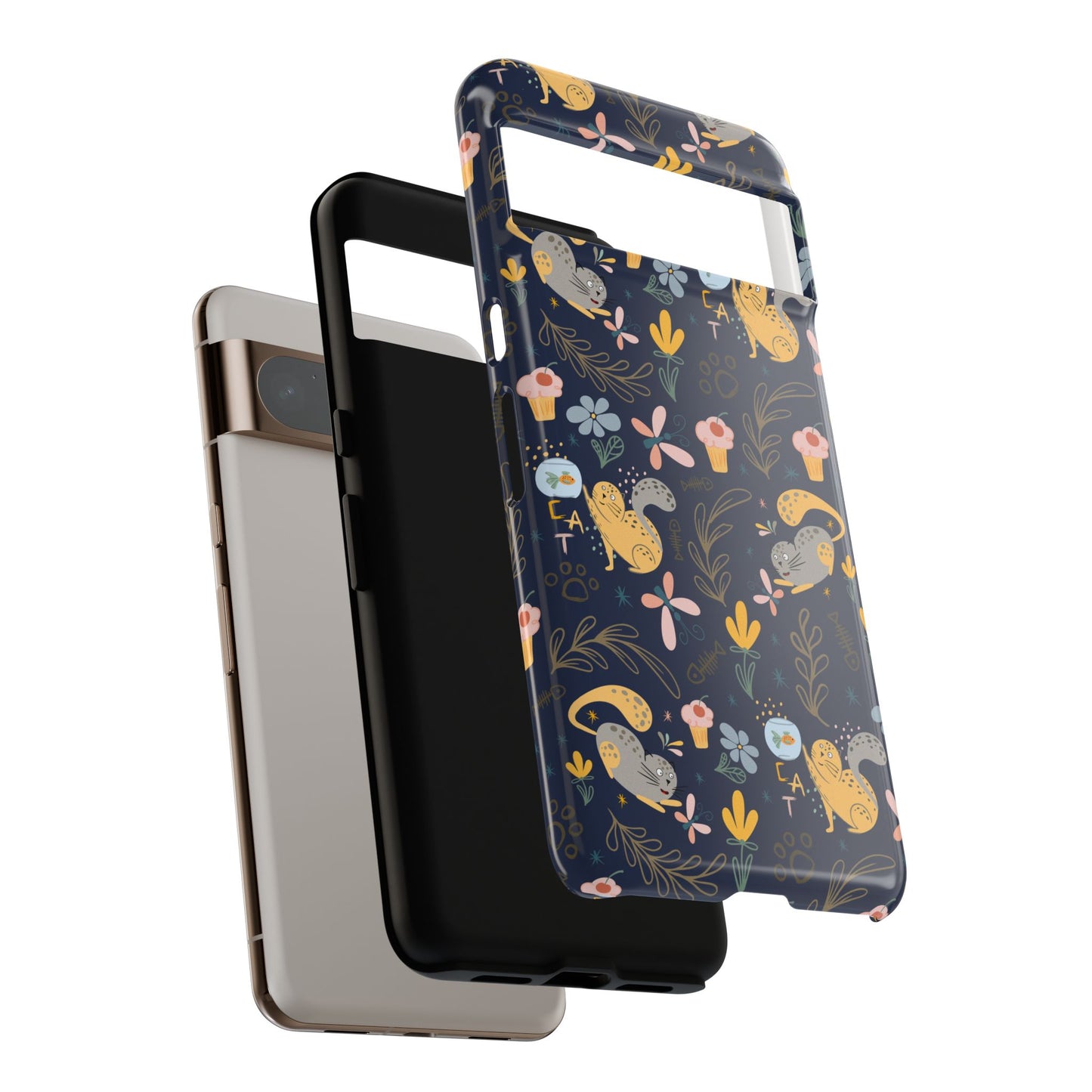 Cat-Themed Tough Phone Case - Tough Case For Stylish Protection