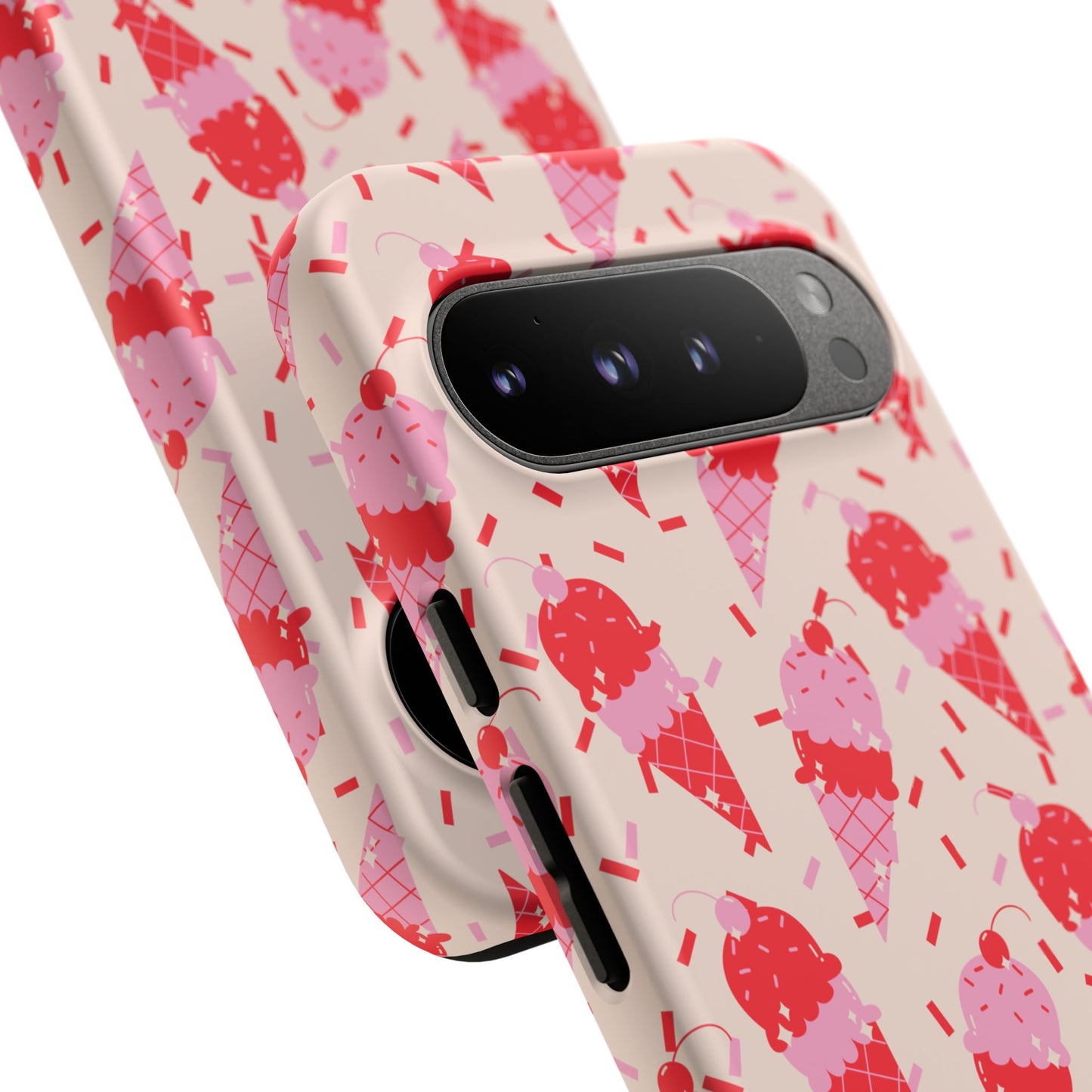 Ice Cream Phone Case - Cute Tough Cases for Ice Cream Lovers, Fun Summer Accessory, Birthday Gift, Colorful iPhone Cover