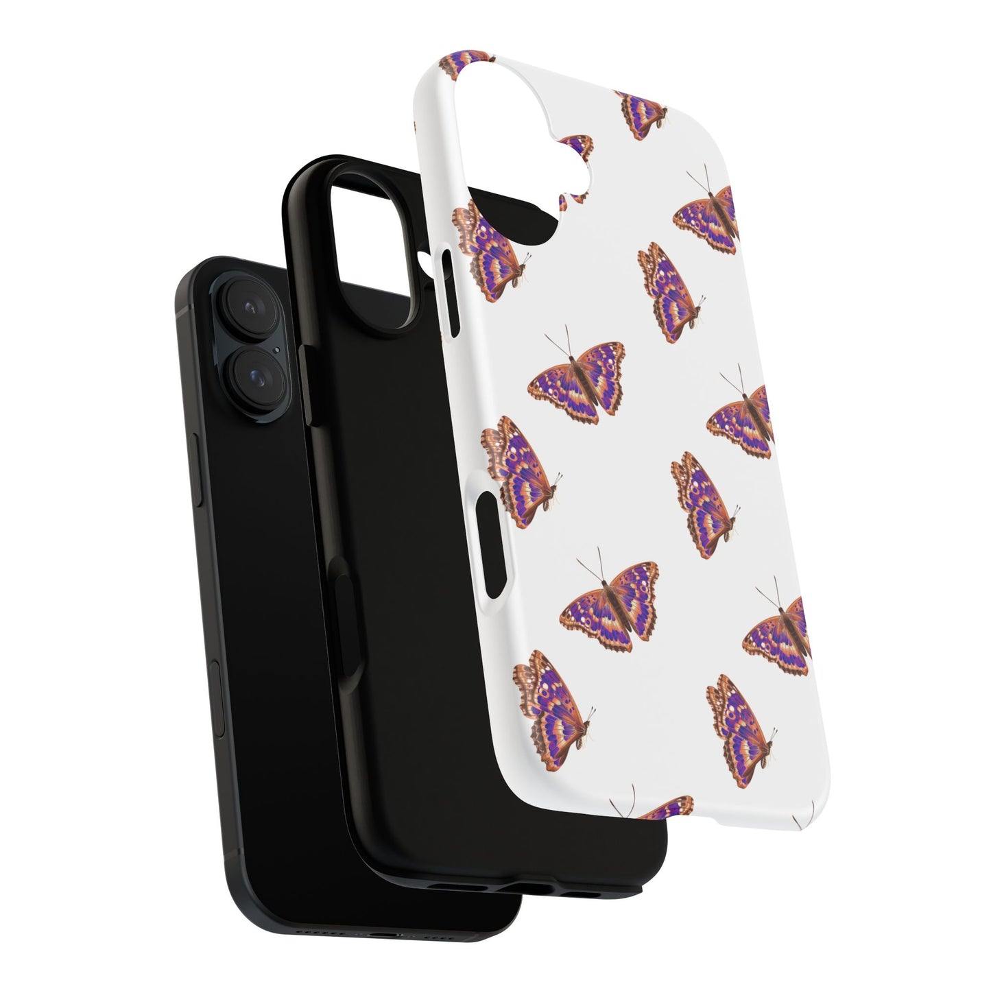 Butterfly Print Phone Case - Tough Case For Stylish Protection