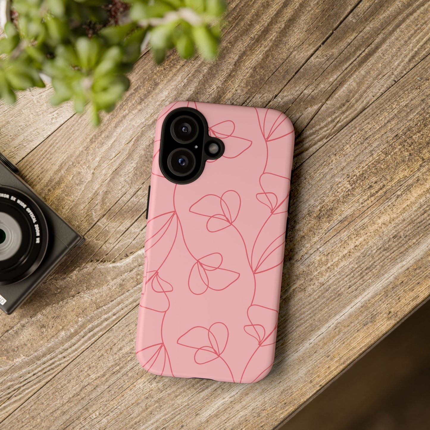Tough Cases: Elegant Floral Phone Case - Durable Protection with Stylish Design