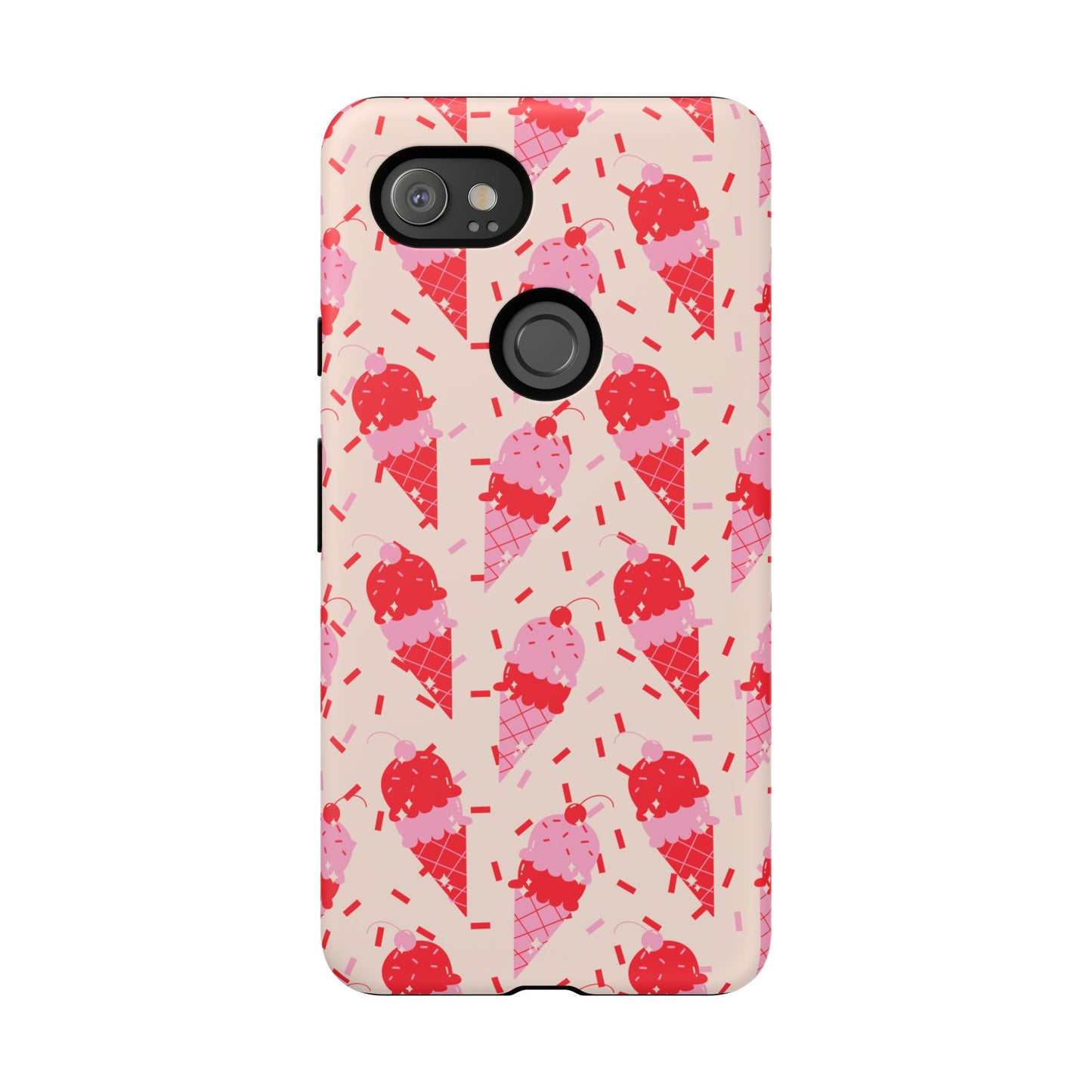 Ice Cream Phone Case - Cute Tough Cases for Ice Cream Lovers, Fun Summer Accessory, Birthday Gift, Colorful iPhone Cover