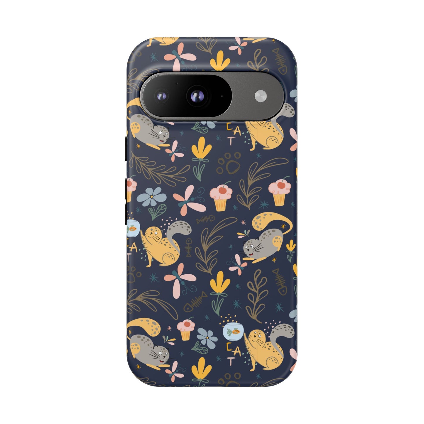 Cat-Themed Tough Phone Case - Tough Case For Stylish Protection
