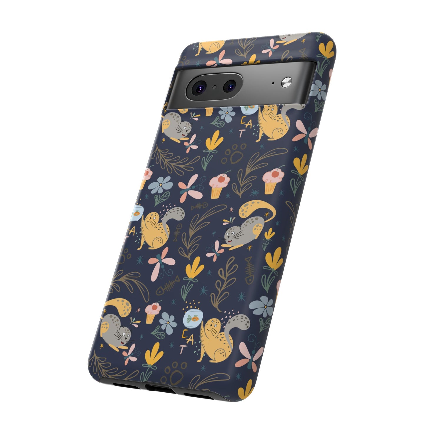 Cat-Themed Tough Phone Case - Tough Case For Stylish Protection