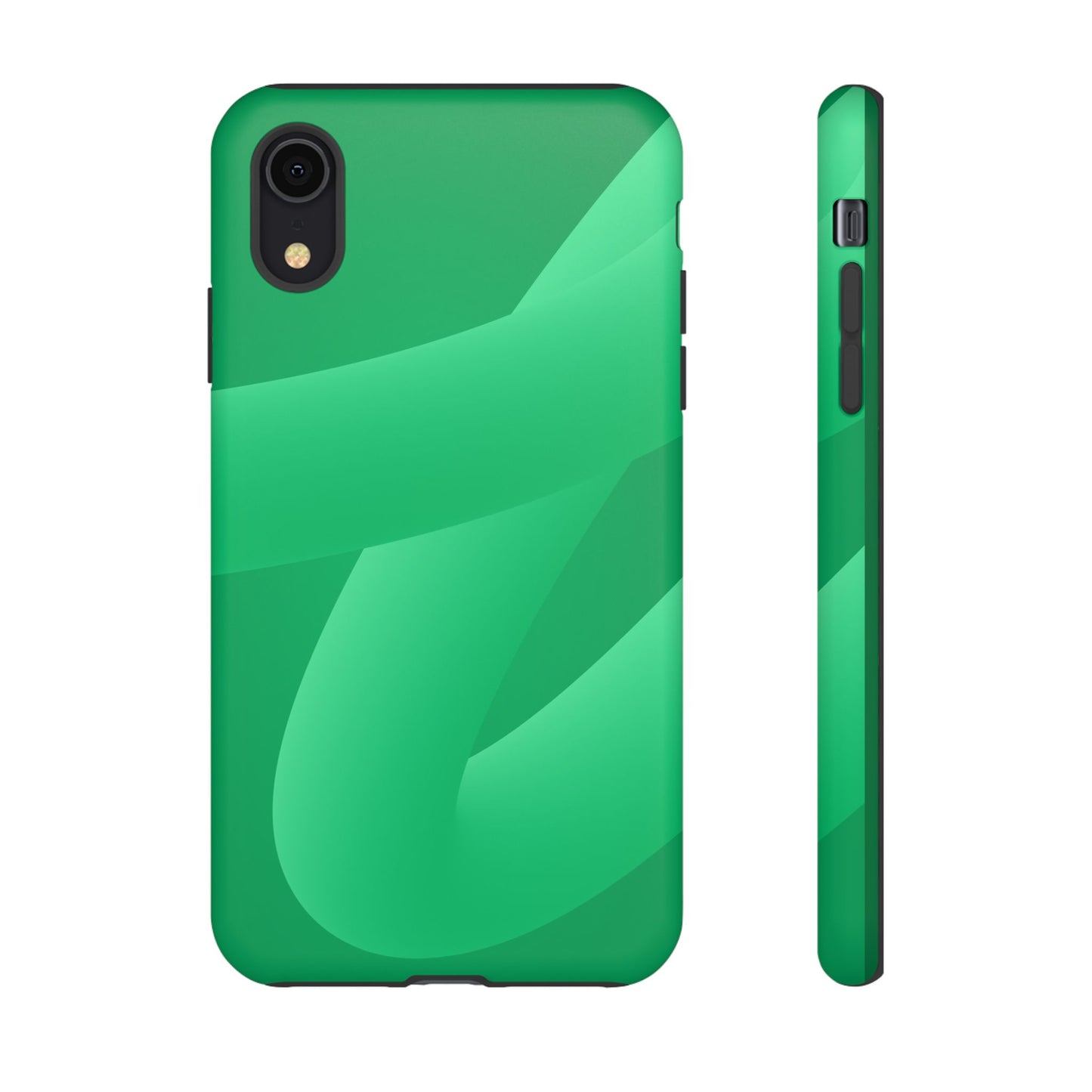 Stylish Tough Phone Case - Modern Green Design for Ultimate Protection