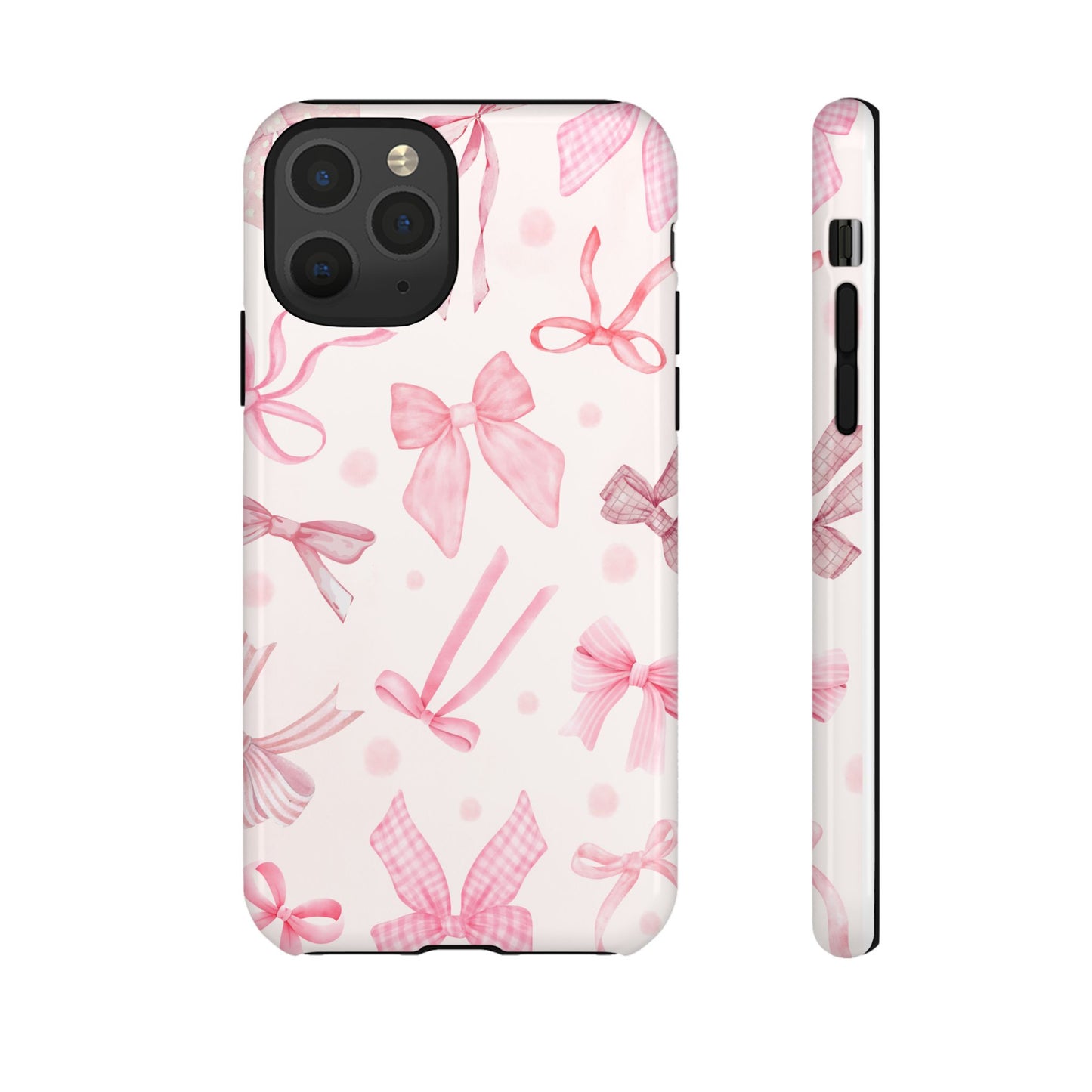 Beautiful Pink Bow Phone Case - Tough Case for Stylish Protection