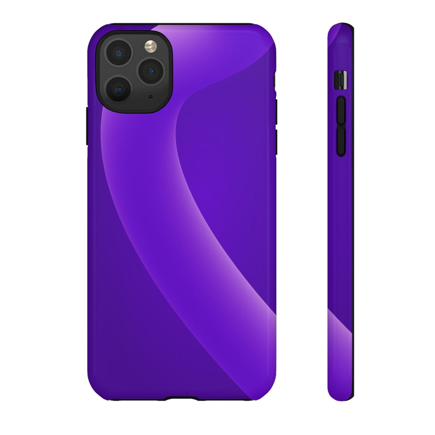 Stylish Tough Phone Case - Modern Purple Design for Ultimate Protection