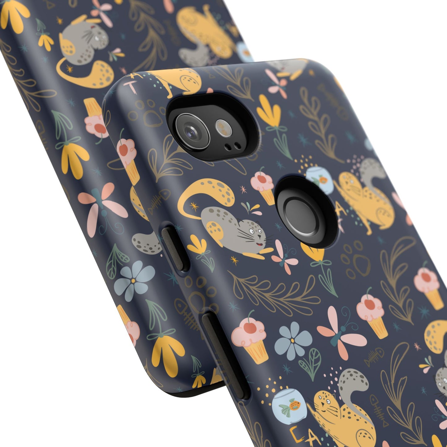 Cat-Themed Tough Phone Case - Tough Case For Stylish Protection