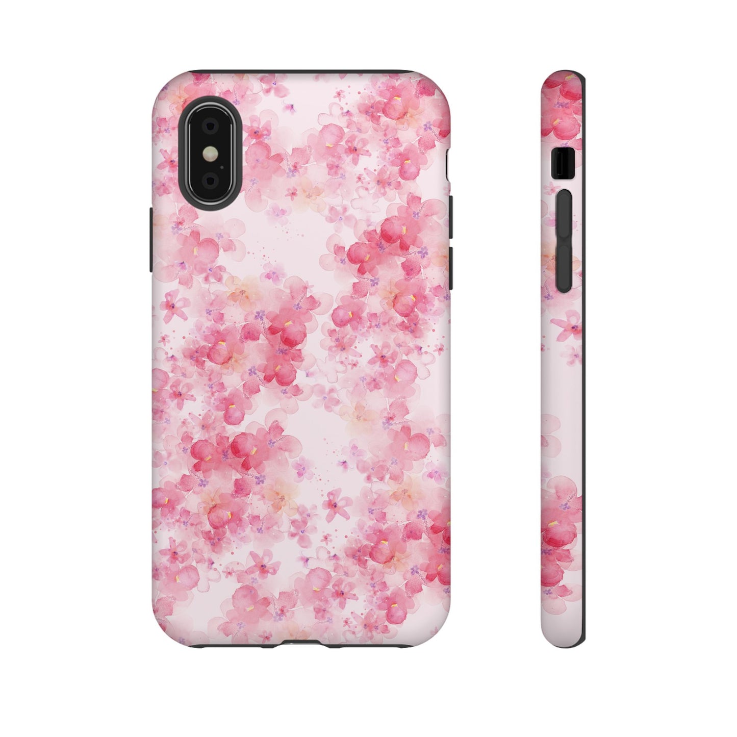Floral Phone Case - Tough Cases with Pink Blossom Design