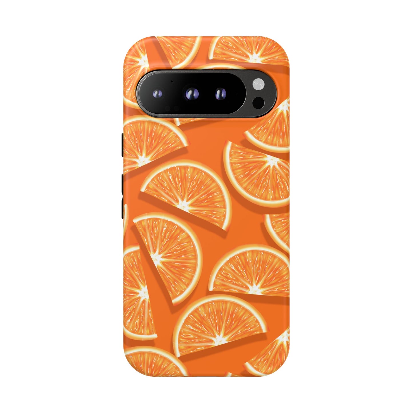Vibrant Orange Slice Phone Case - Tough Cases for Phone Protection