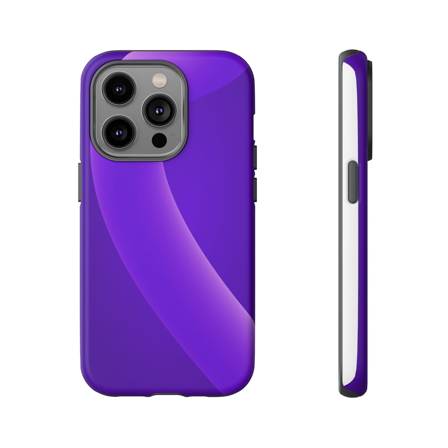 Stylish Tough Phone Case - Modern Purple Design for Ultimate Protection