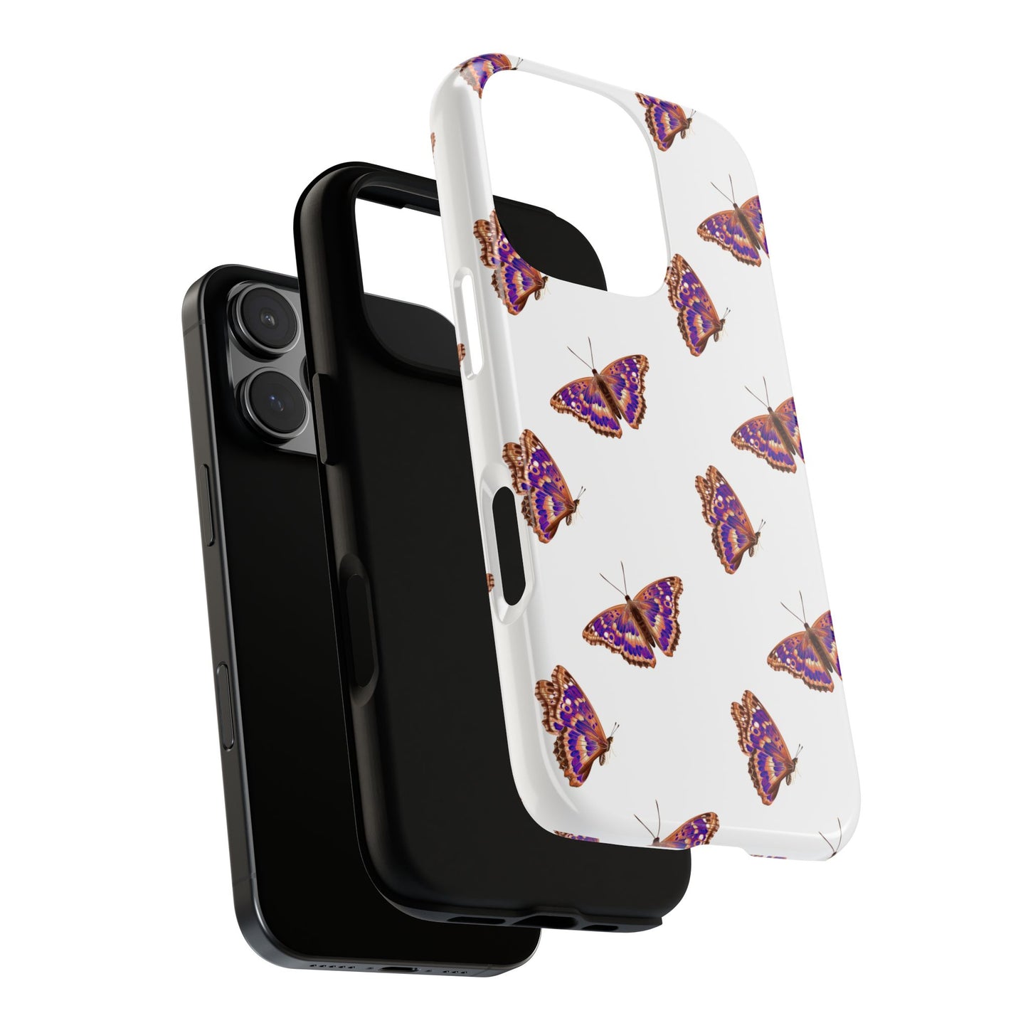 Butterfly Print Phone Case - Tough Case For Stylish Protection