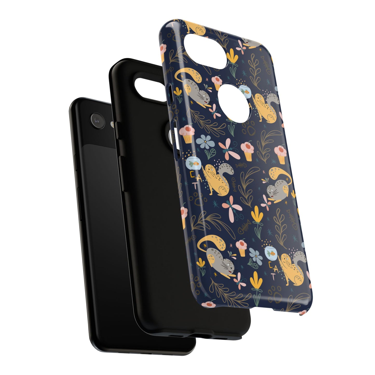 Cat-Themed Tough Phone Case - Tough Case For Stylish Protection