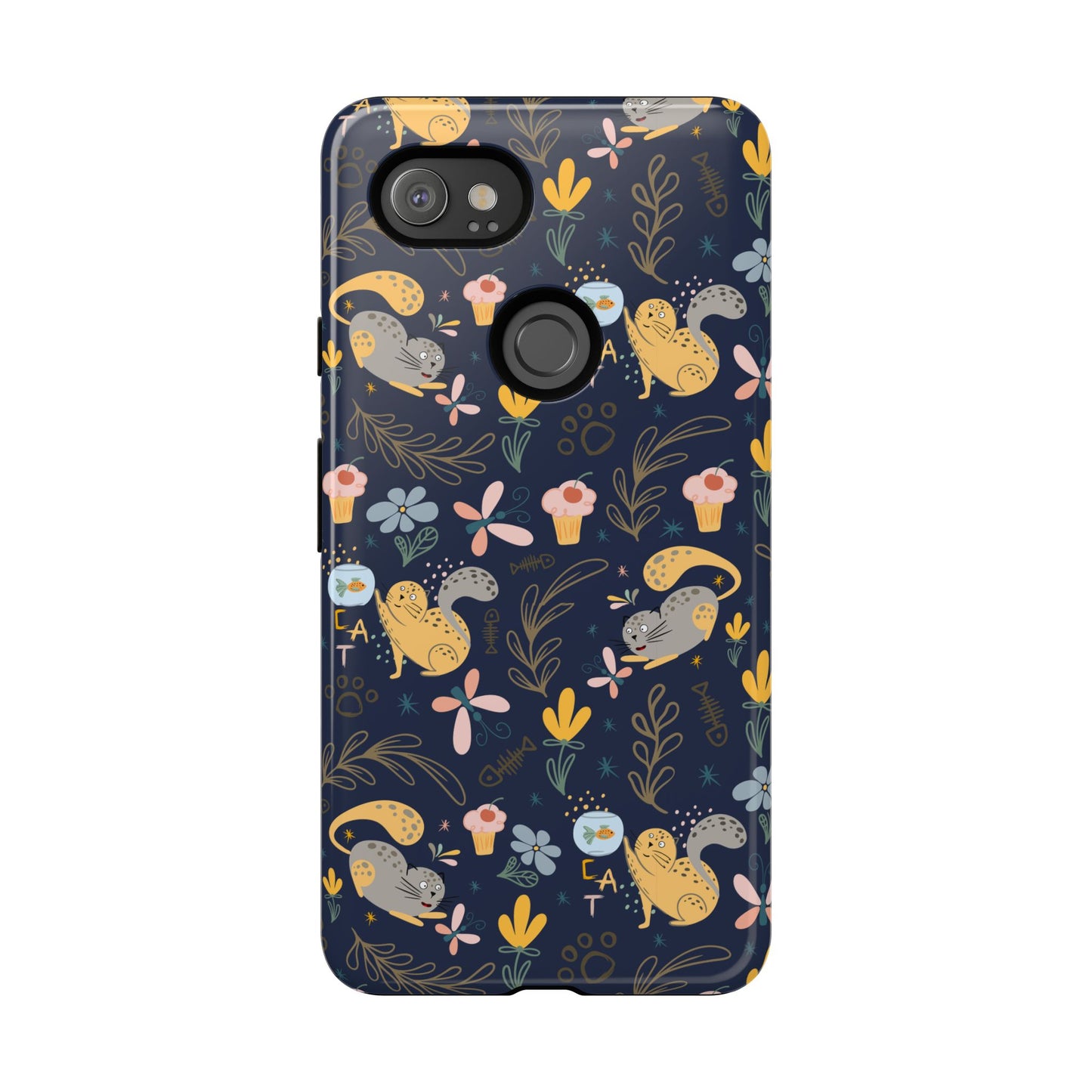 Cat-Themed Tough Phone Case - Tough Case For Stylish Protection