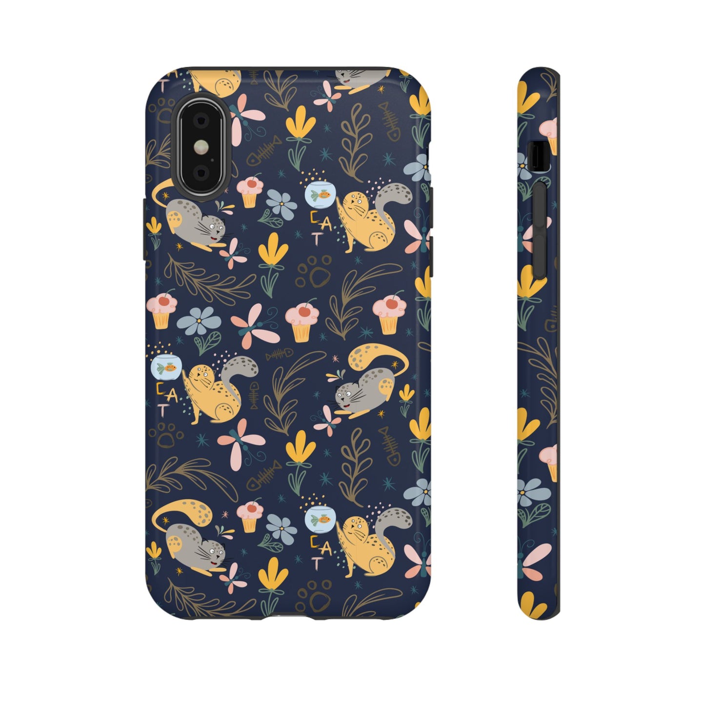 Cat-Themed Tough Phone Case - Tough Case For Stylish Protection