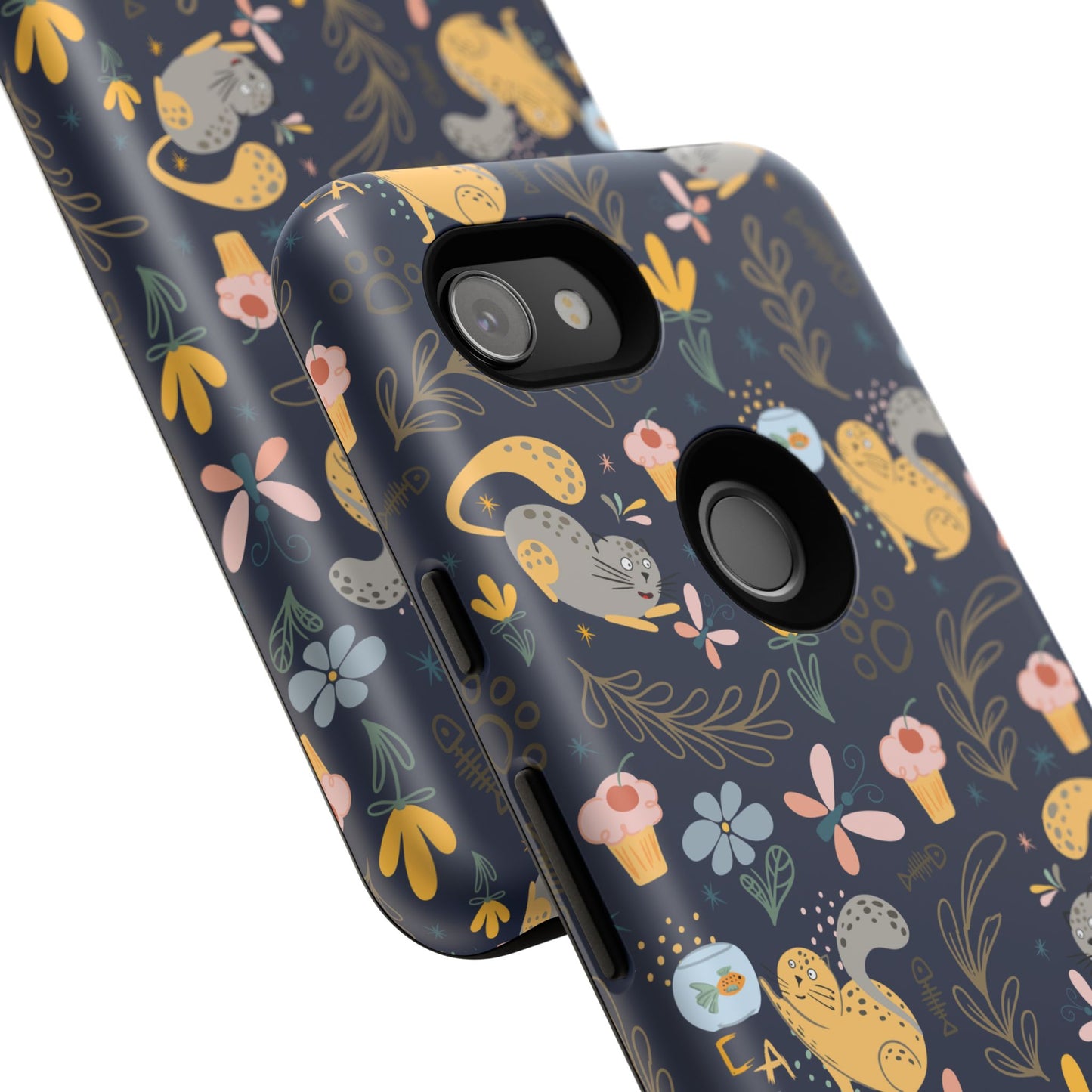 Cat-Themed Tough Phone Case - Tough Case For Stylish Protection