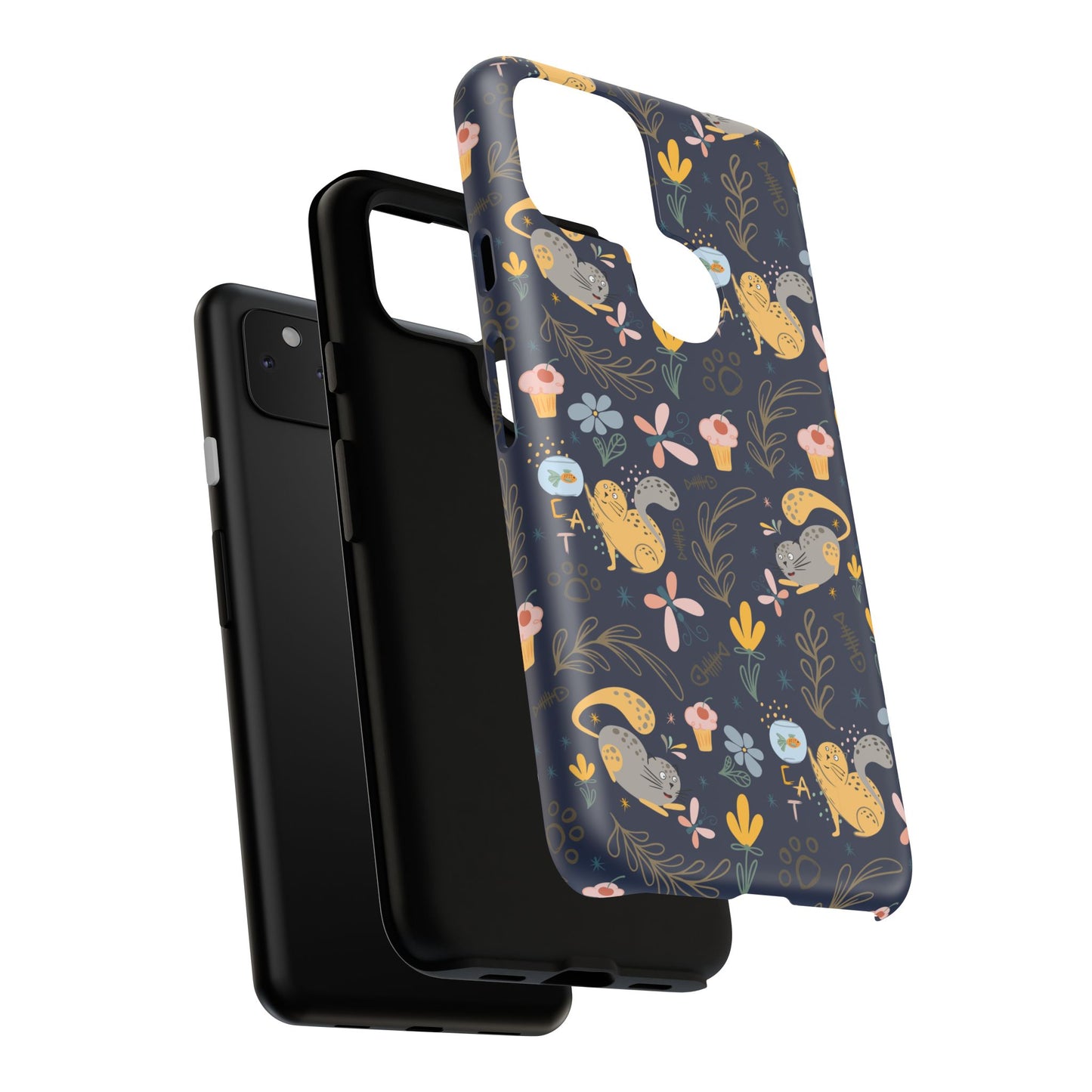Cat-Themed Tough Phone Case - Tough Case For Stylish Protection