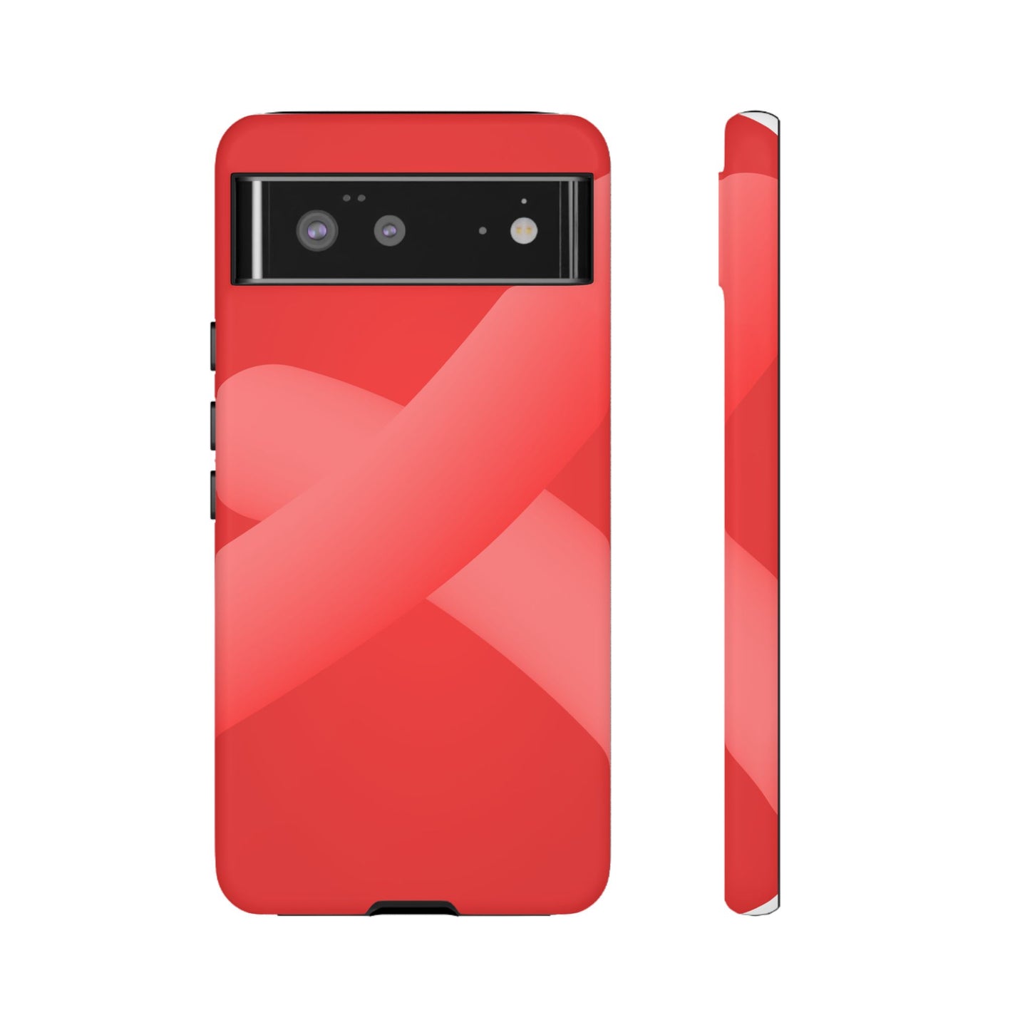 Stylish Tough Phone Case - Modern Red Design for Ultimate Protection