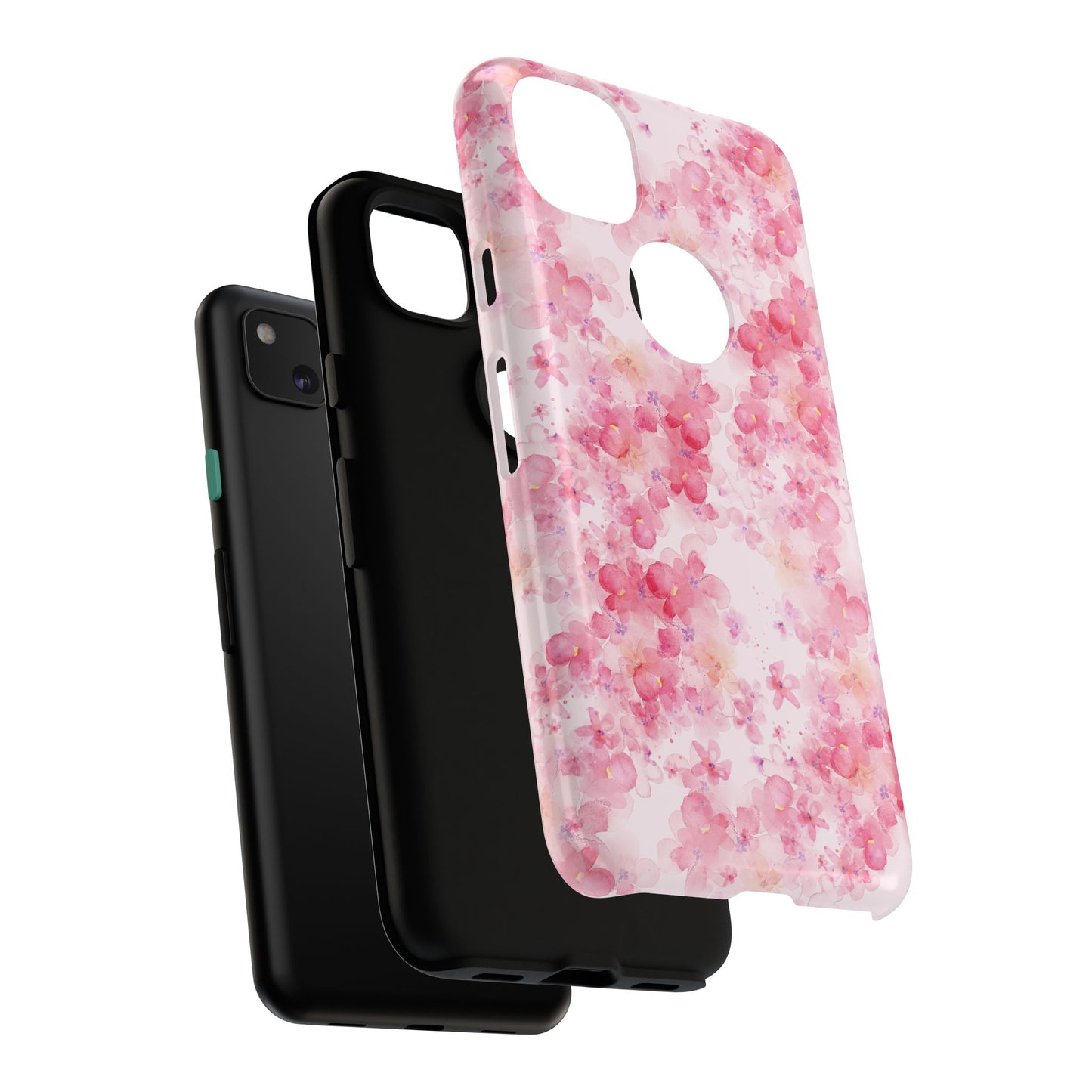 Floral Phone Case - Tough Cases with Pink Blossom Design