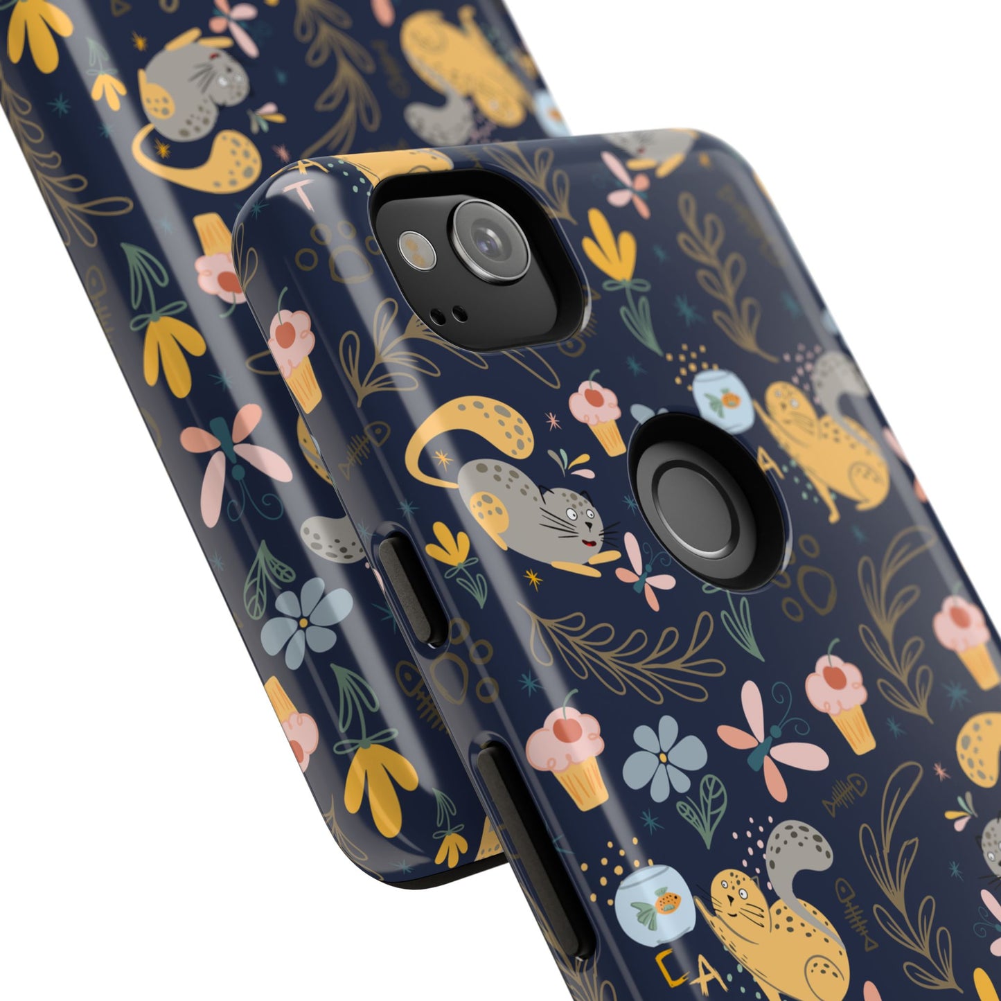 Cat-Themed Tough Phone Case - Tough Case For Stylish Protection