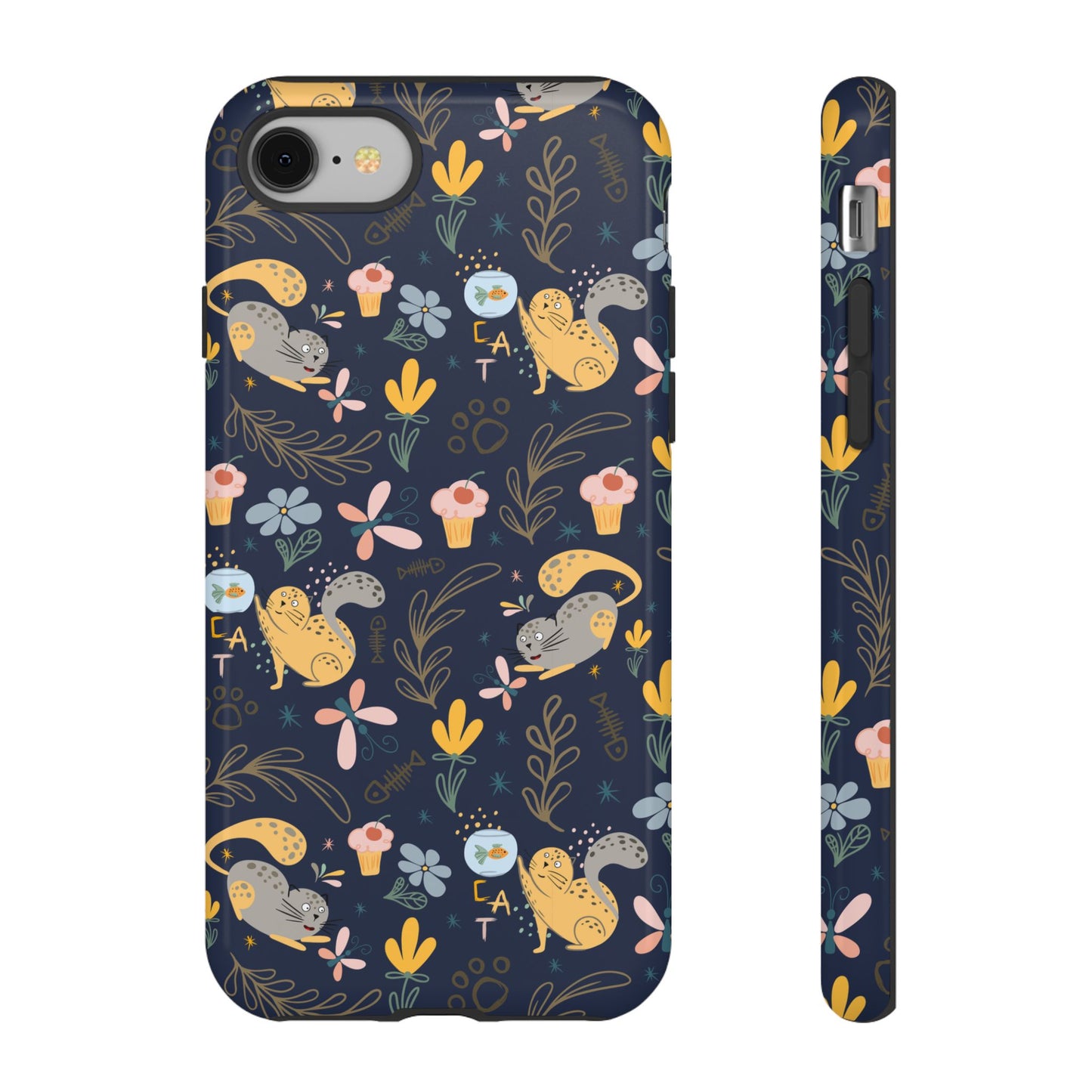 Cat-Themed Tough Phone Case - Tough Case For Stylish Protection