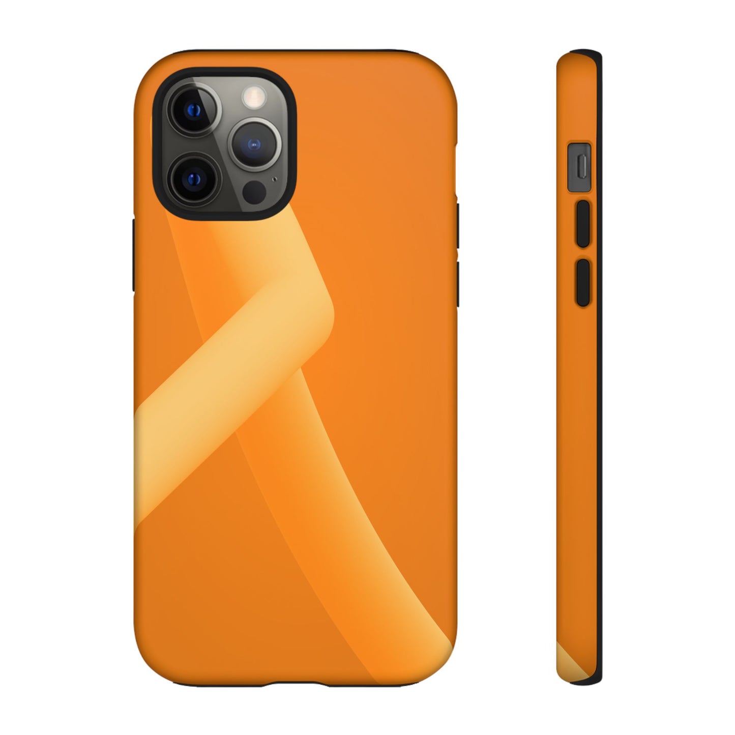 Stylish Tough Phone Case - Modern Orange Design for Ultimate Protection