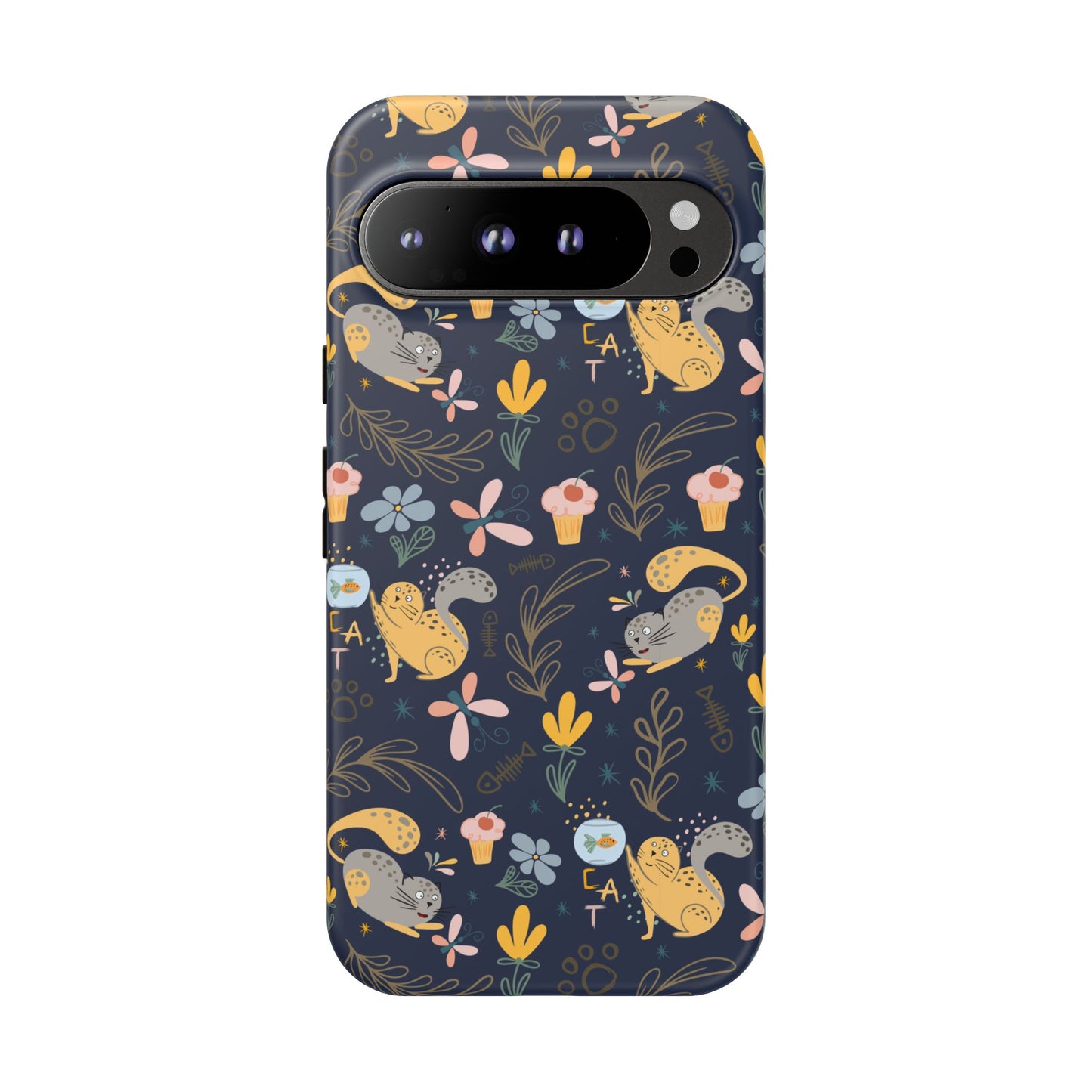 Cat-Themed Tough Phone Case - Tough Case For Stylish Protection