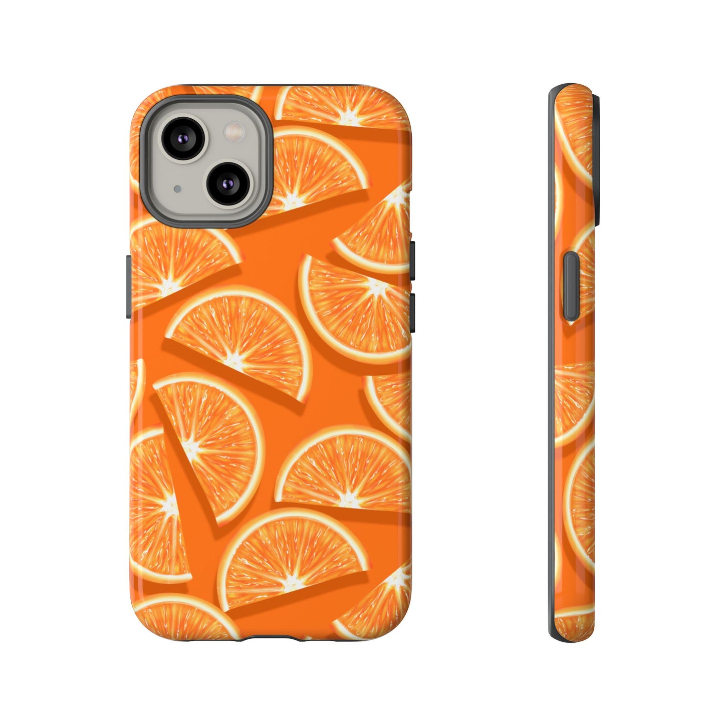Vibrant Orange Slice Phone Case - Tough Cases for Phone Protection