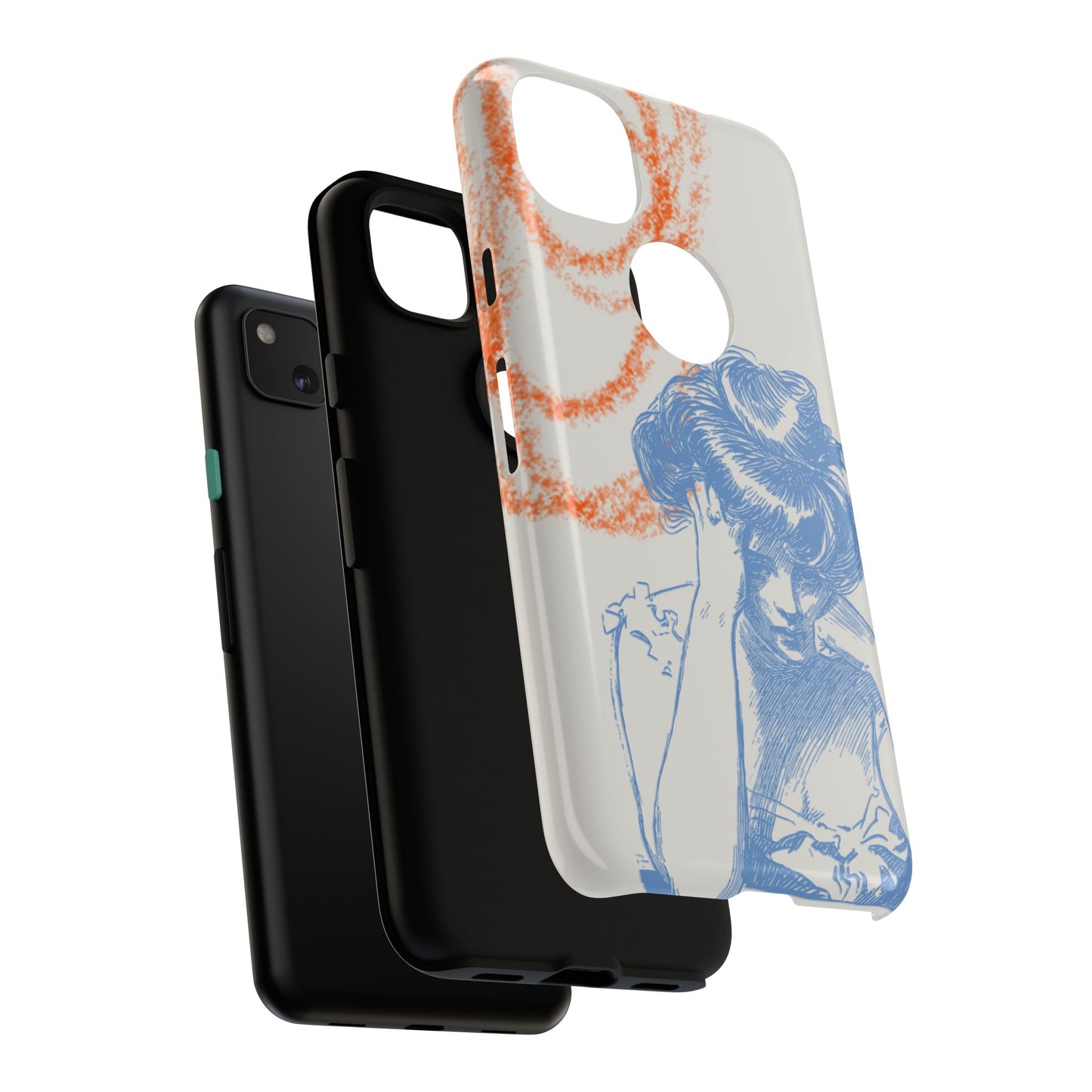 Artistic Phone Case with Stress Relief Design