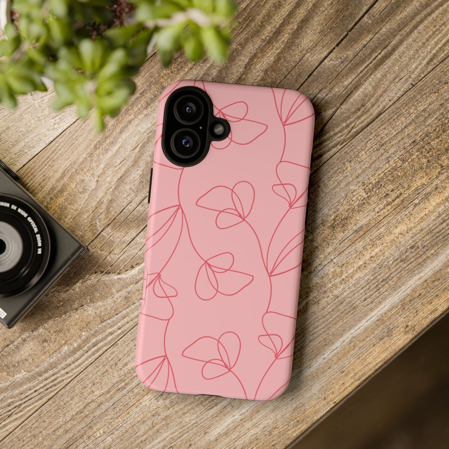 Tough Cases: Elegant Floral Phone Case - Durable Protection with Stylish Design