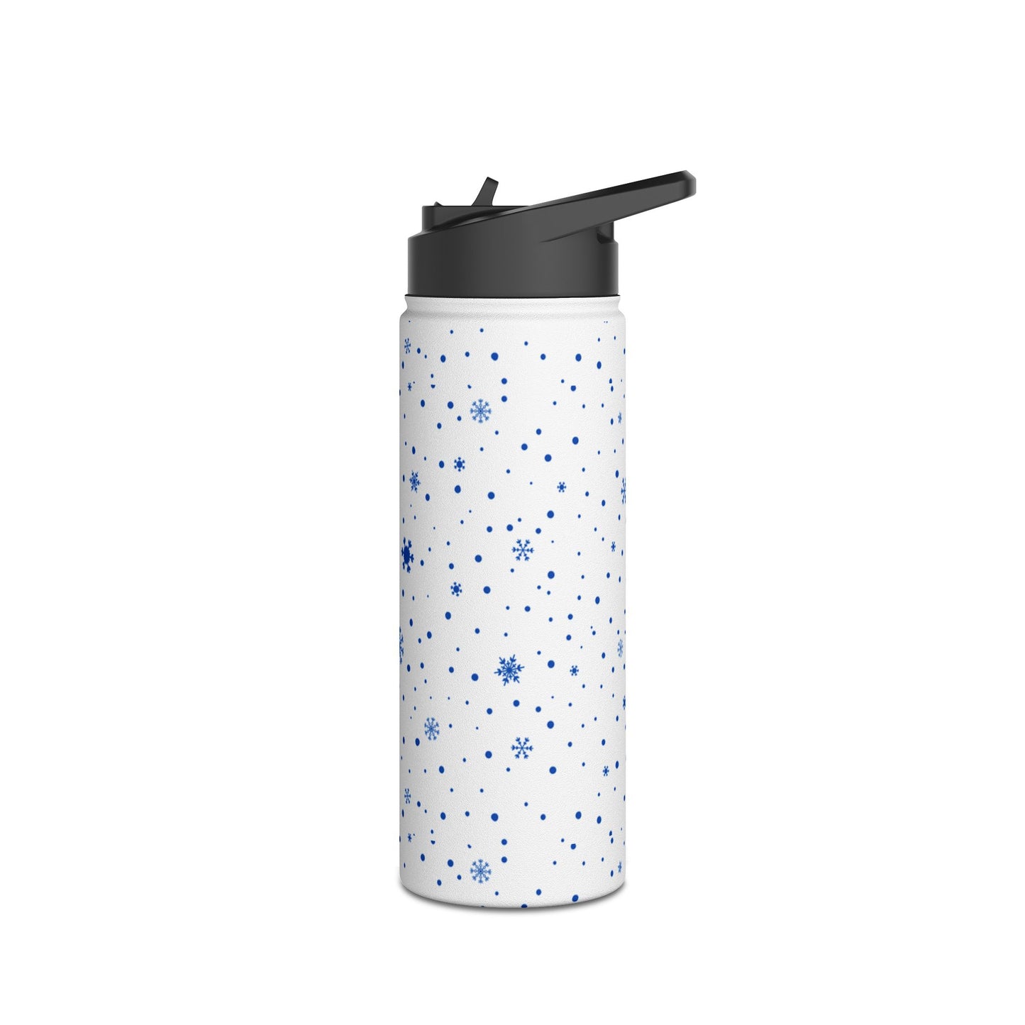 Snowflake Design Stainless Steel Water Bottle – Stylish & Durable Hydration for Winter Adventures