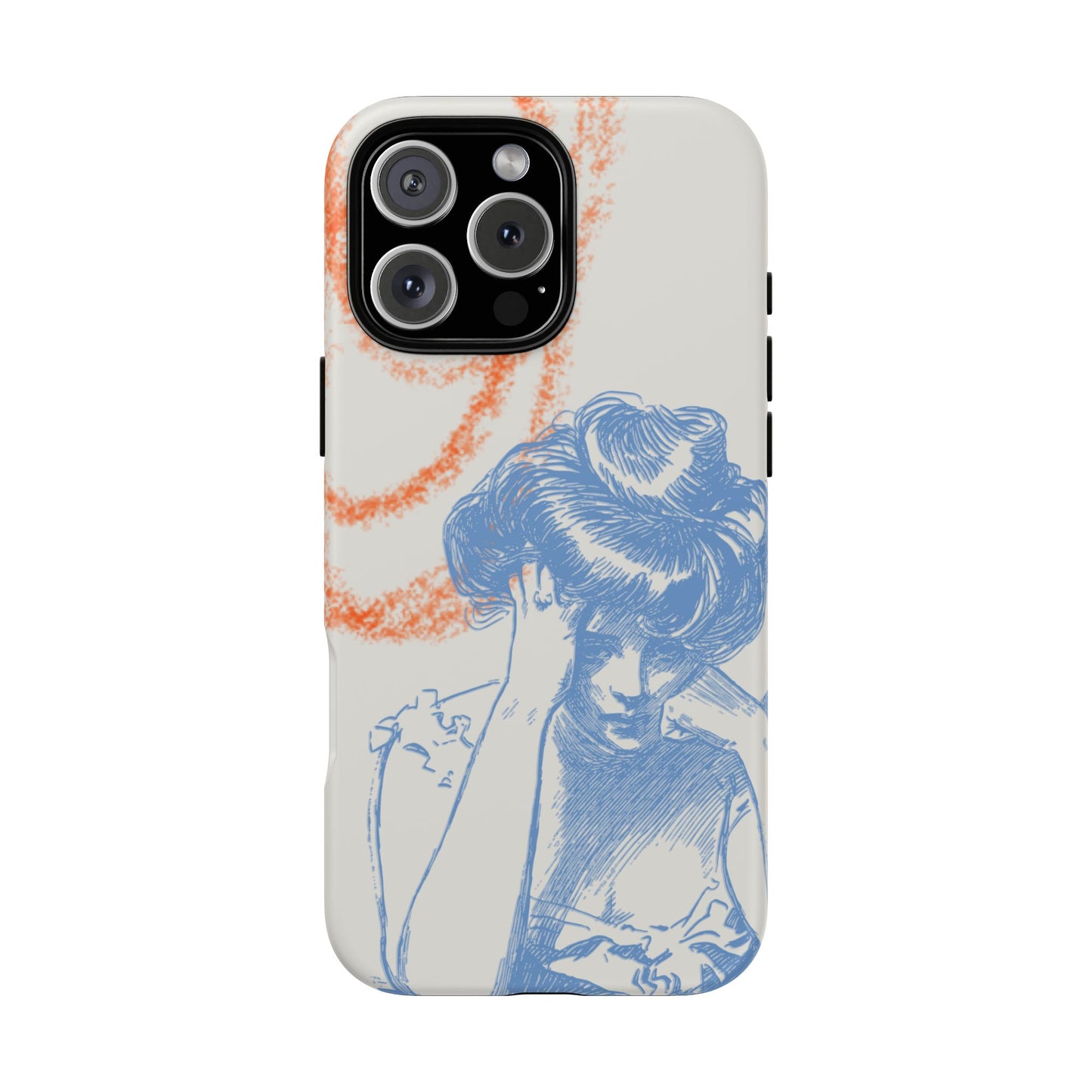 Artistic Phone Case with Stress Relief Design