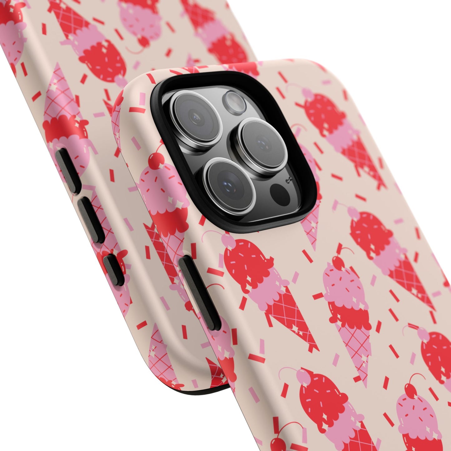 Ice Cream Phone Case - Cute Tough Cases for Ice Cream Lovers, Fun Summer Accessory, Birthday Gift, Colorful iPhone Cover