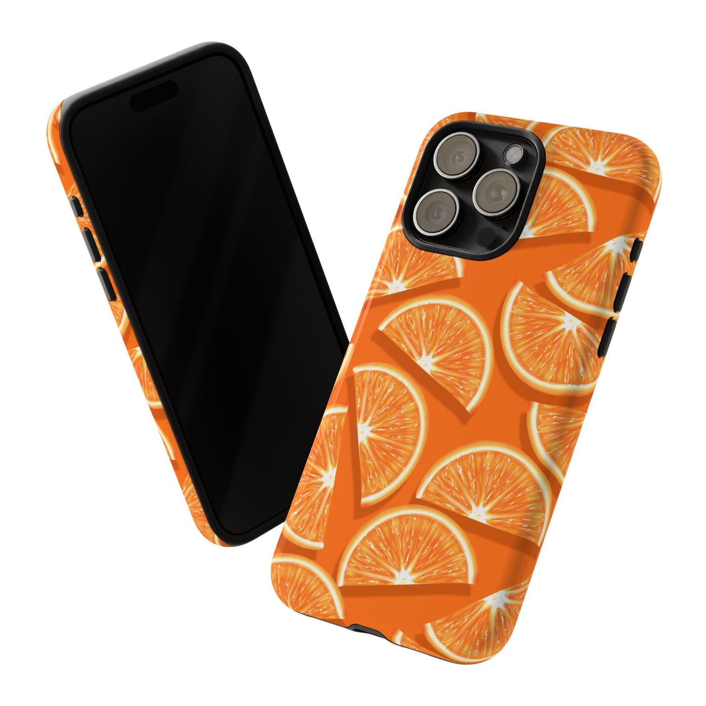 Vibrant Orange Slice Phone Case - Tough Cases for Phone Protection