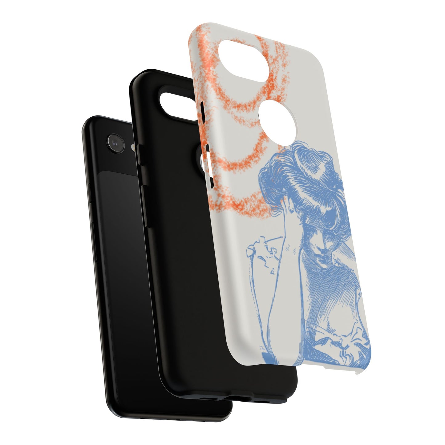 Artistic Phone Case with Stress Relief Design