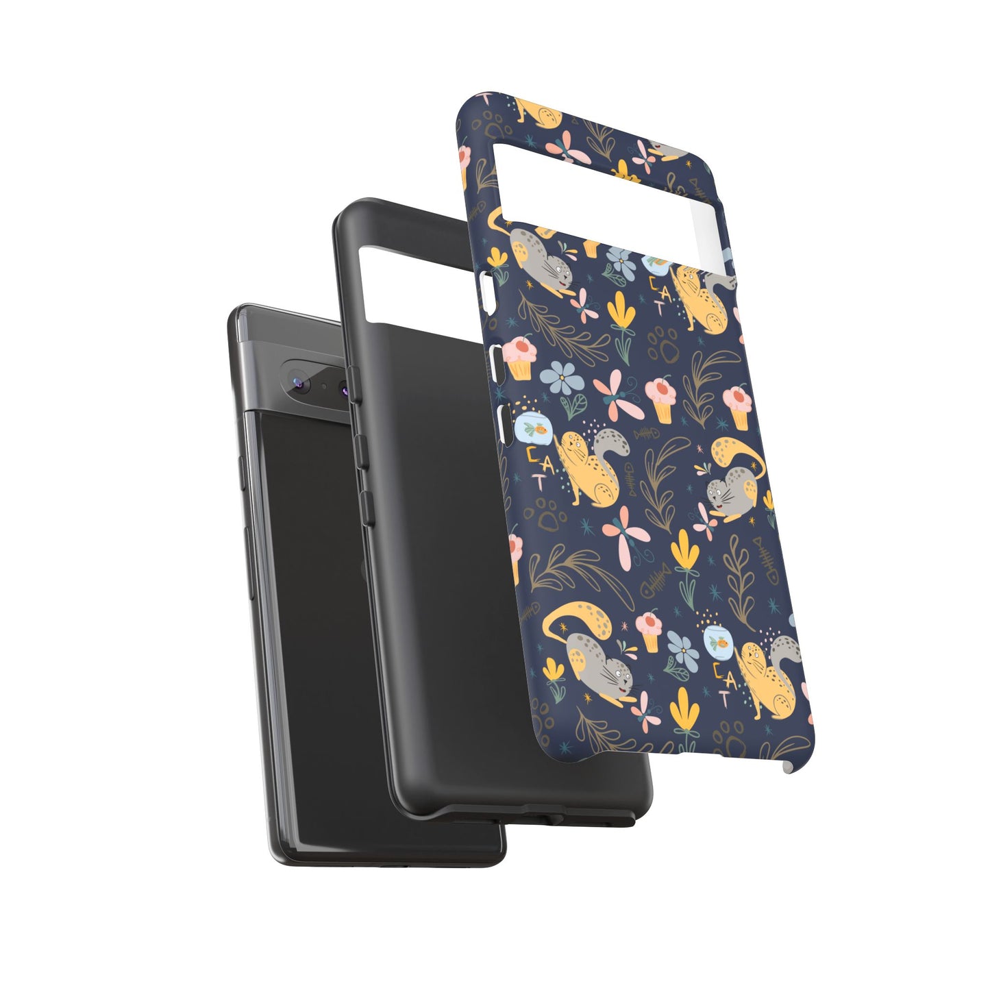 Cat-Themed Tough Phone Case - Tough Case For Stylish Protection