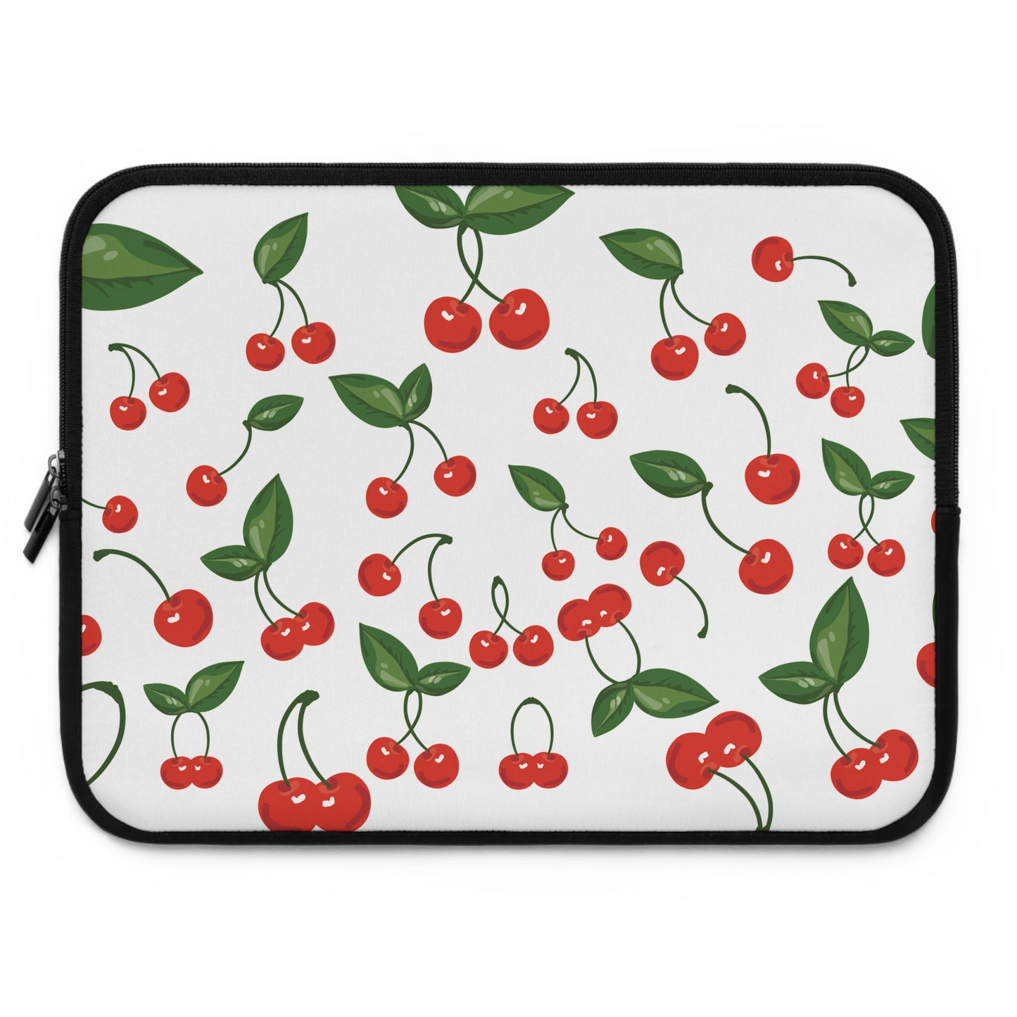 Cherry Blossom Laptop Sleeve, Cute Laptop Case, Cherry Print Bag, Computer Sleeve, Sweet Gift for Students, Floral Tech Accessory