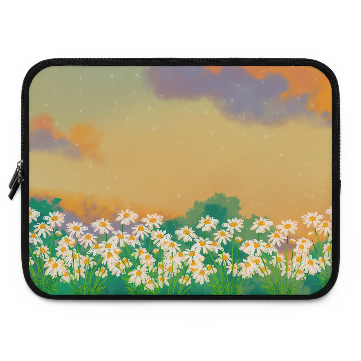 Daisy Fields Laptop Sleeve - Floral Design for Nature Lovers