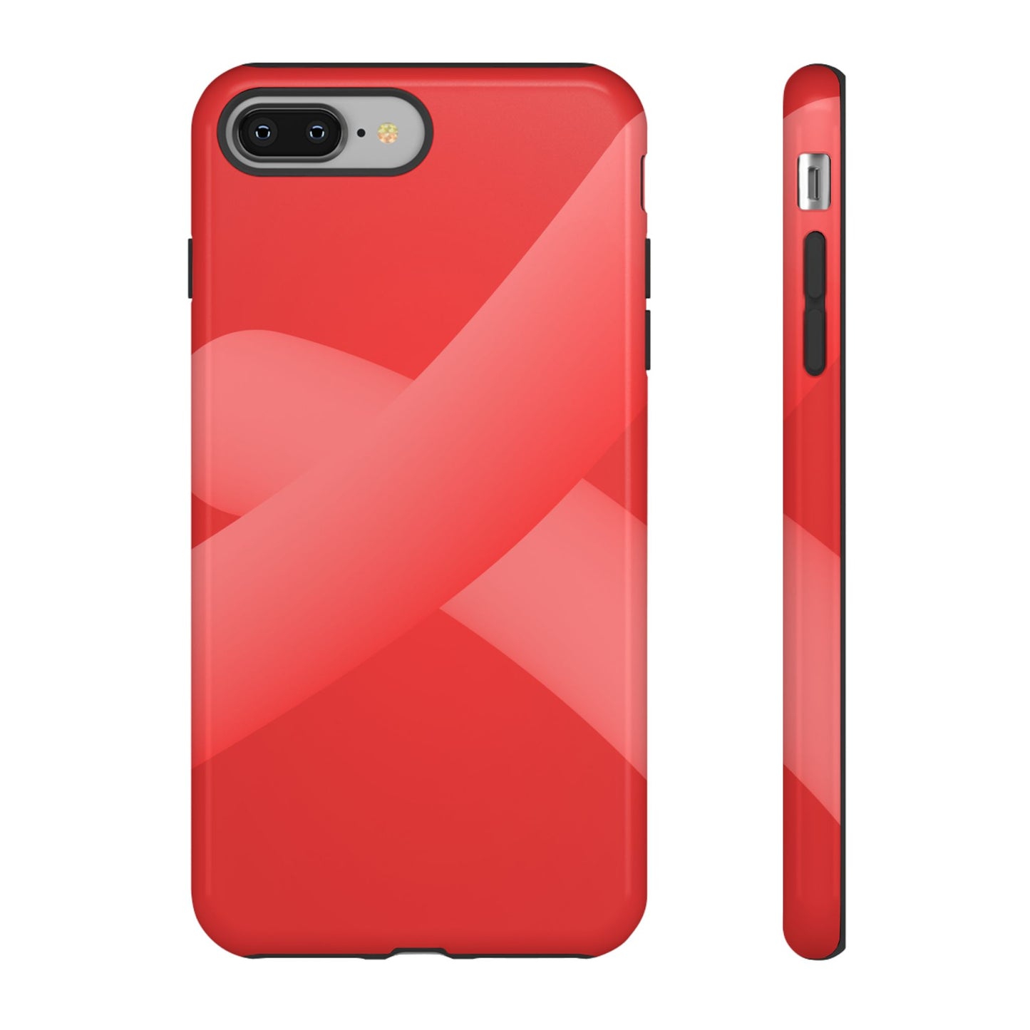 Stylish Tough Phone Case - Modern Red Design for Ultimate Protection