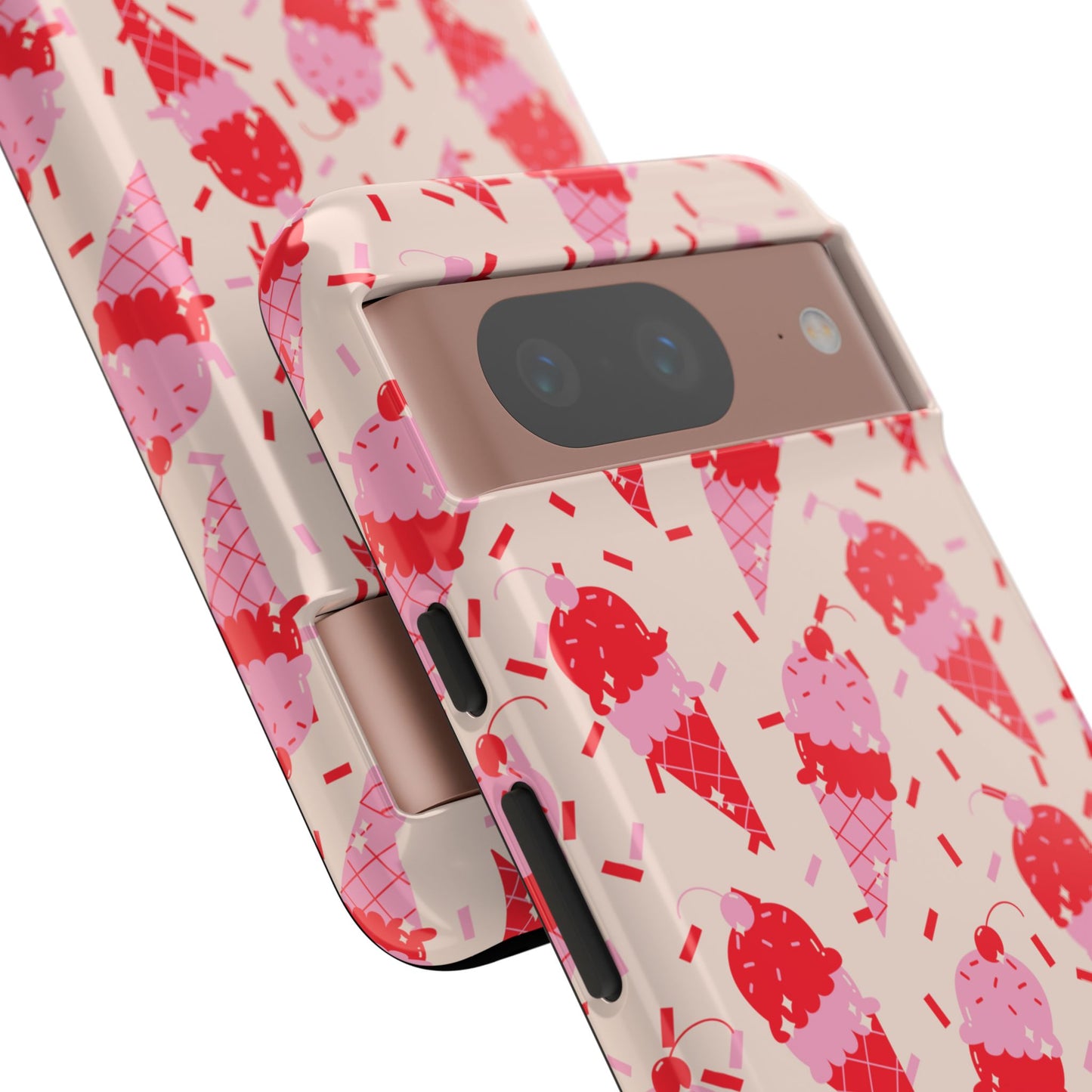 Ice Cream Phone Case - Cute Tough Cases for Ice Cream Lovers, Fun Summer Accessory, Birthday Gift, Colorful iPhone Cover