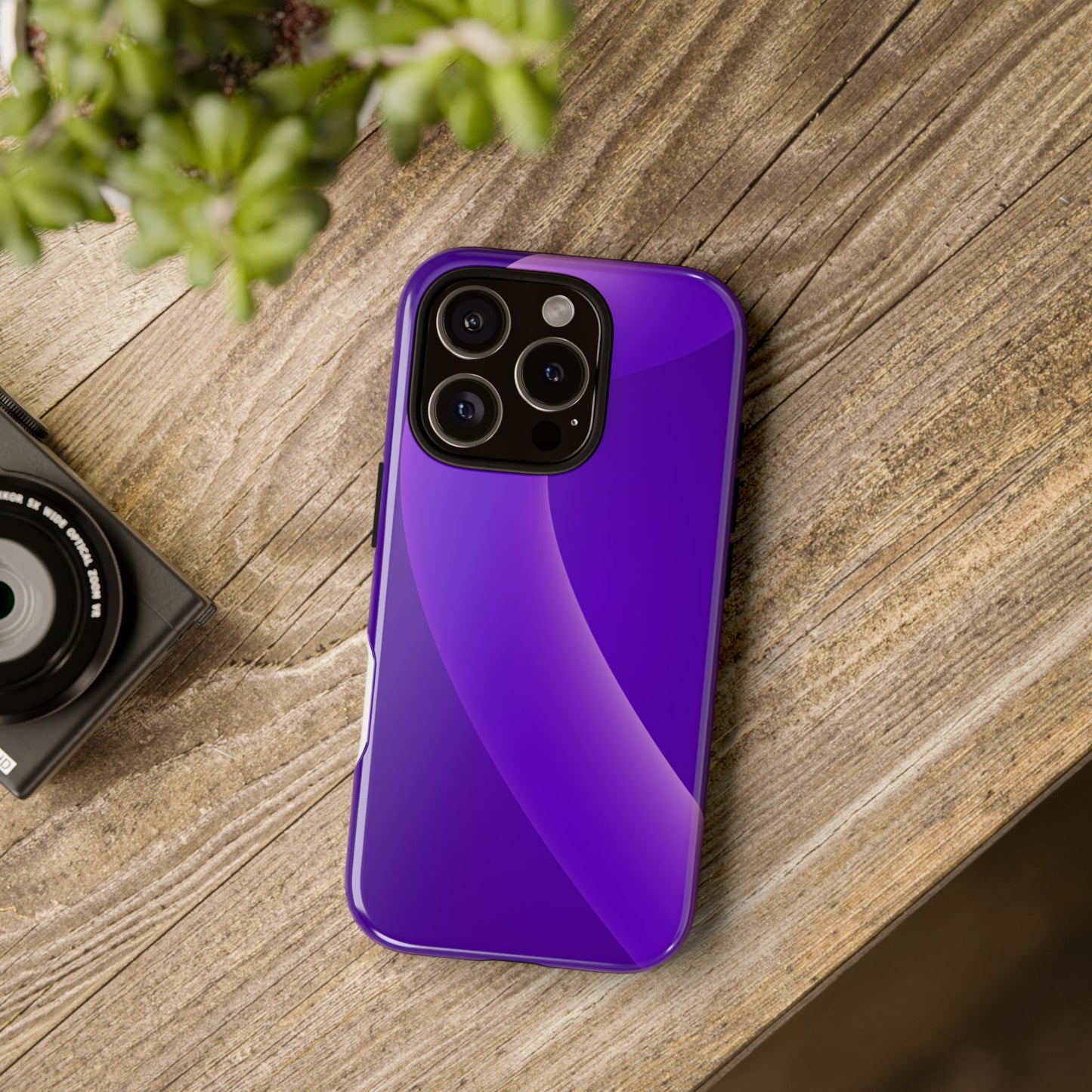Stylish Tough Phone Case - Modern Purple Design for Ultimate Protection