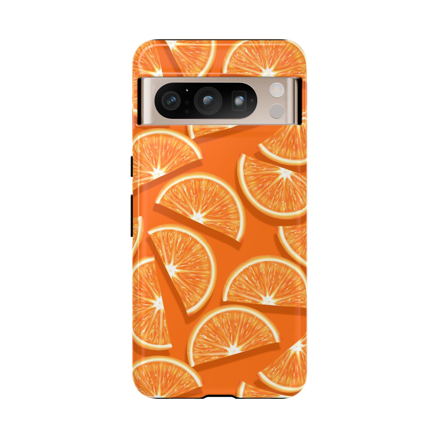 Vibrant Orange Slice Phone Case - Tough Cases for Phone Protection
