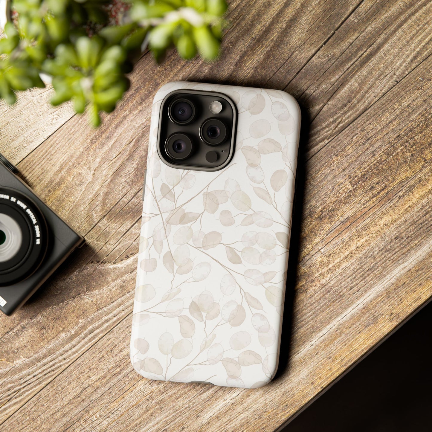 Botanical Phone Case, Tough Cases, Floral Design, Nature Lover Gift, Eco-Friendly Accessory, Protective Phone Cover