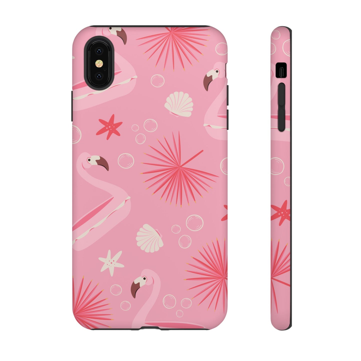 Tough Cases: Tropical Flamingo Phone Case for Summer Vibes